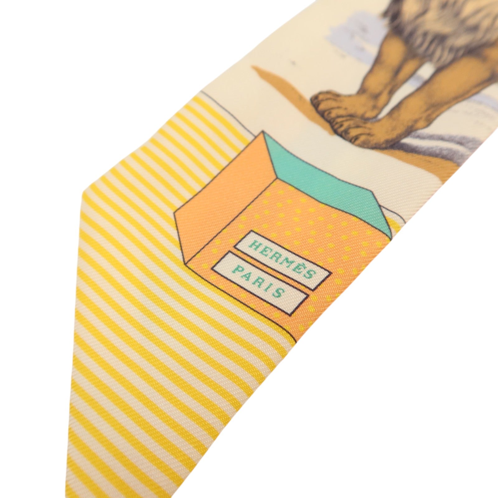 HERMES 絲質Twilly絲巾