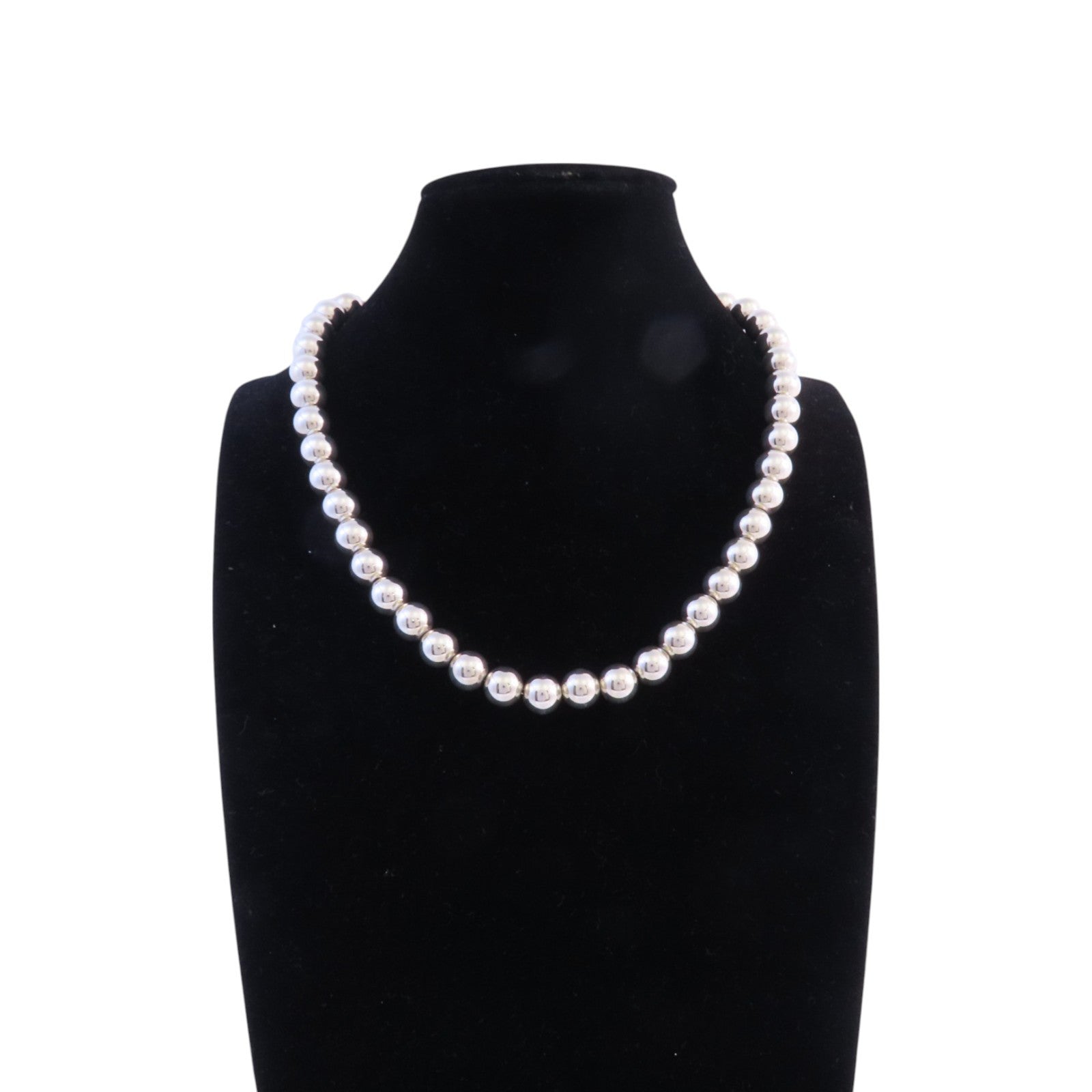 TIFFANY＆CO 925純銀銀扣項鏈Hardware ball Necklace