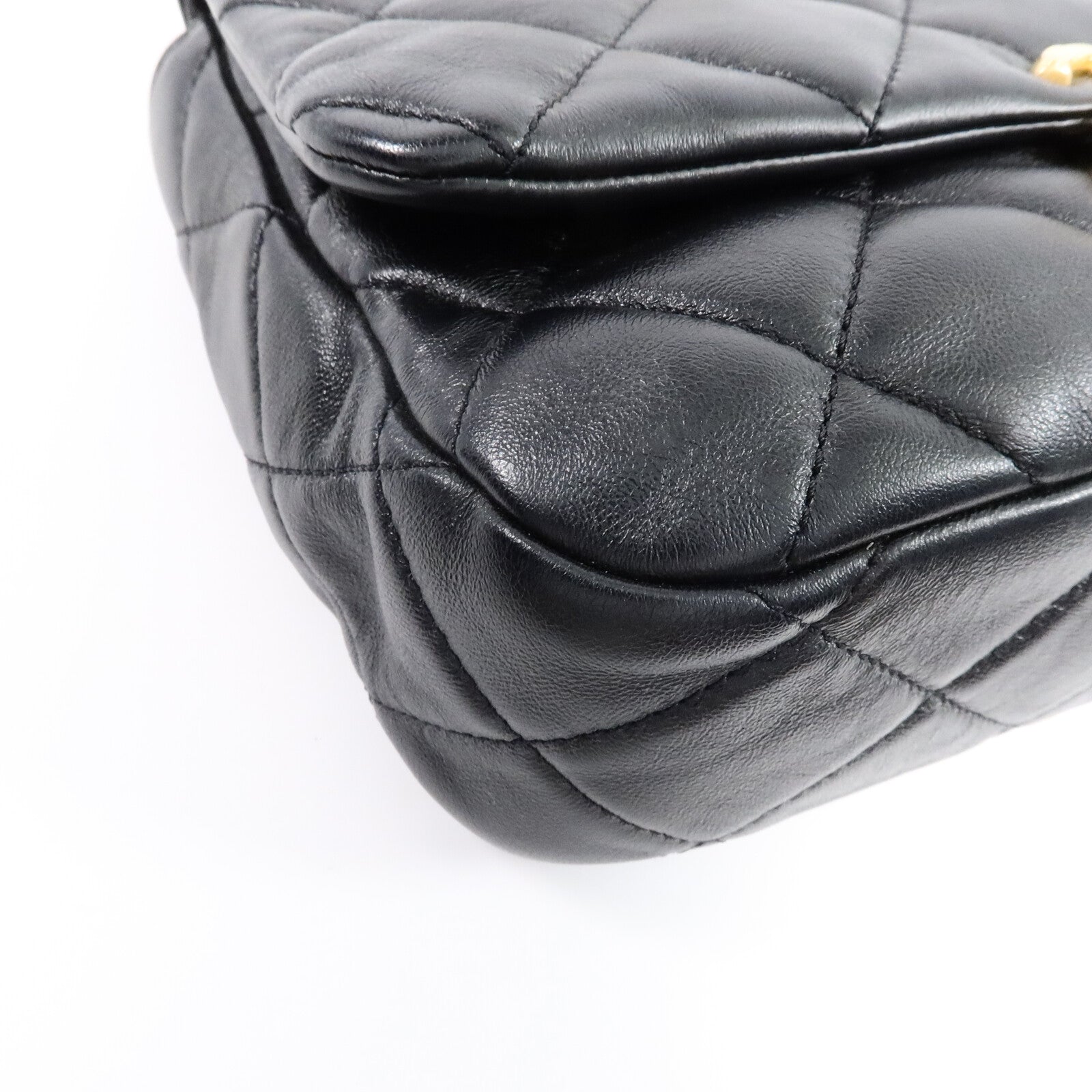 CHANEL 羊皮皮革Chain Shoulder Bag鏈帶肩背袋