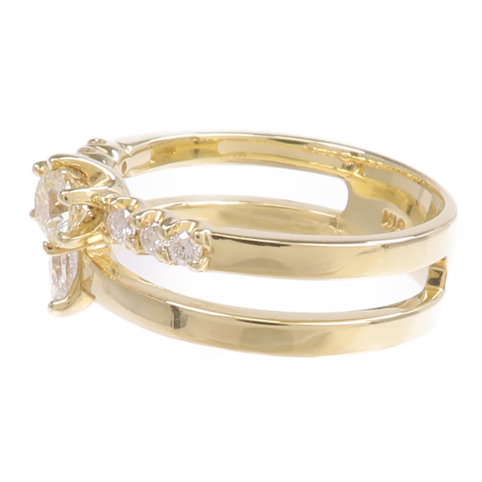 JEWELRY 18K黃金Diamond Ring鑽石戒指US#6