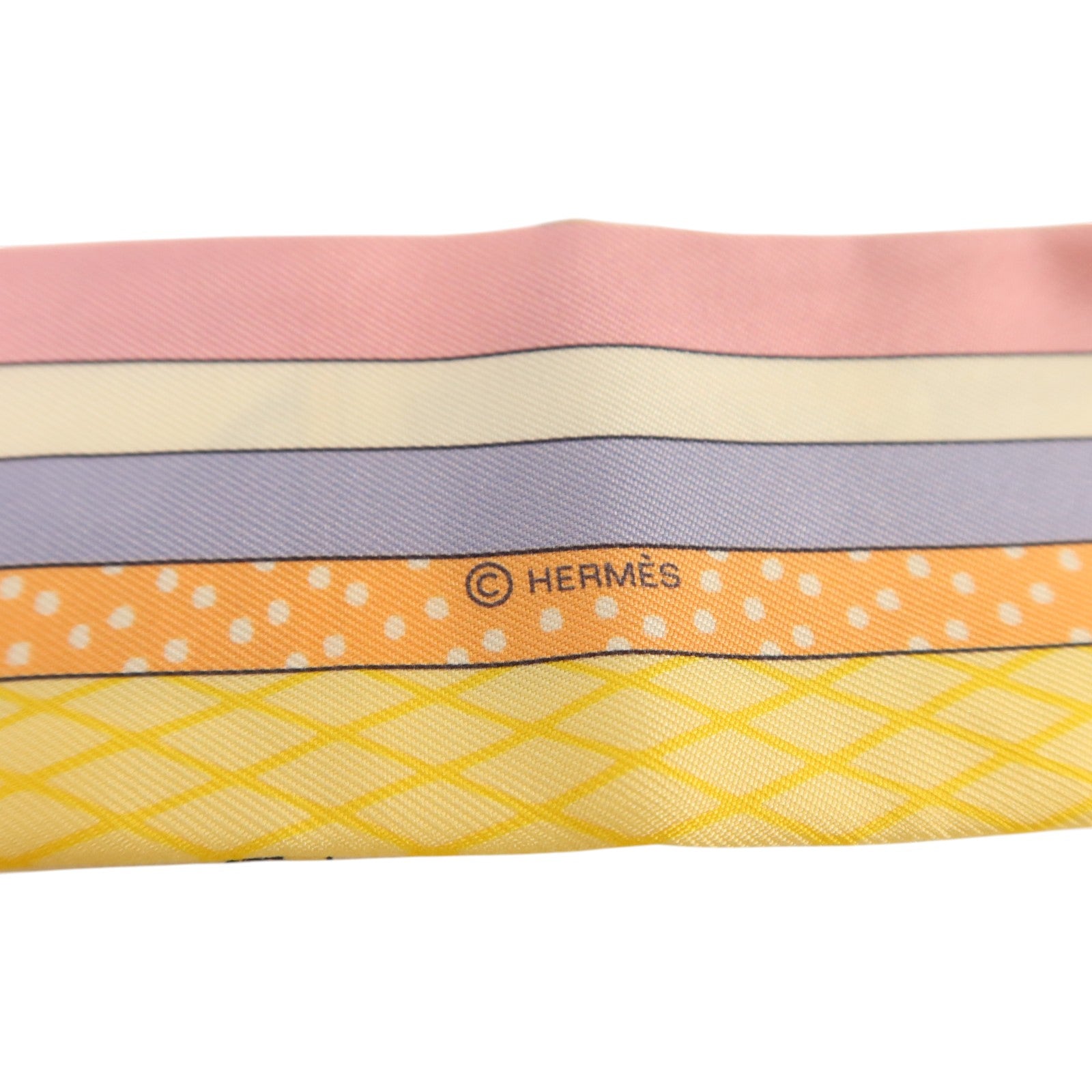 HERMES 絲質Twilly絲巾