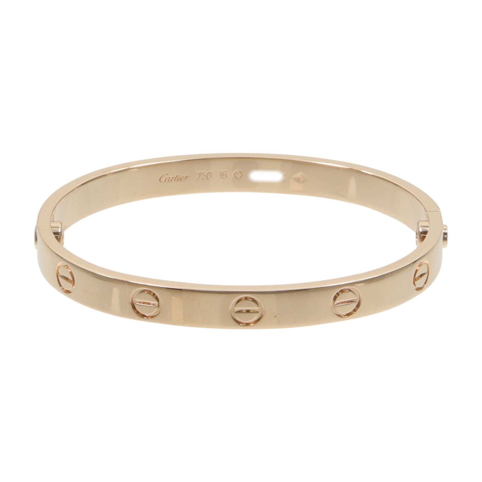 CARTIER 18K玫瑰金Love Bracelet手鐲