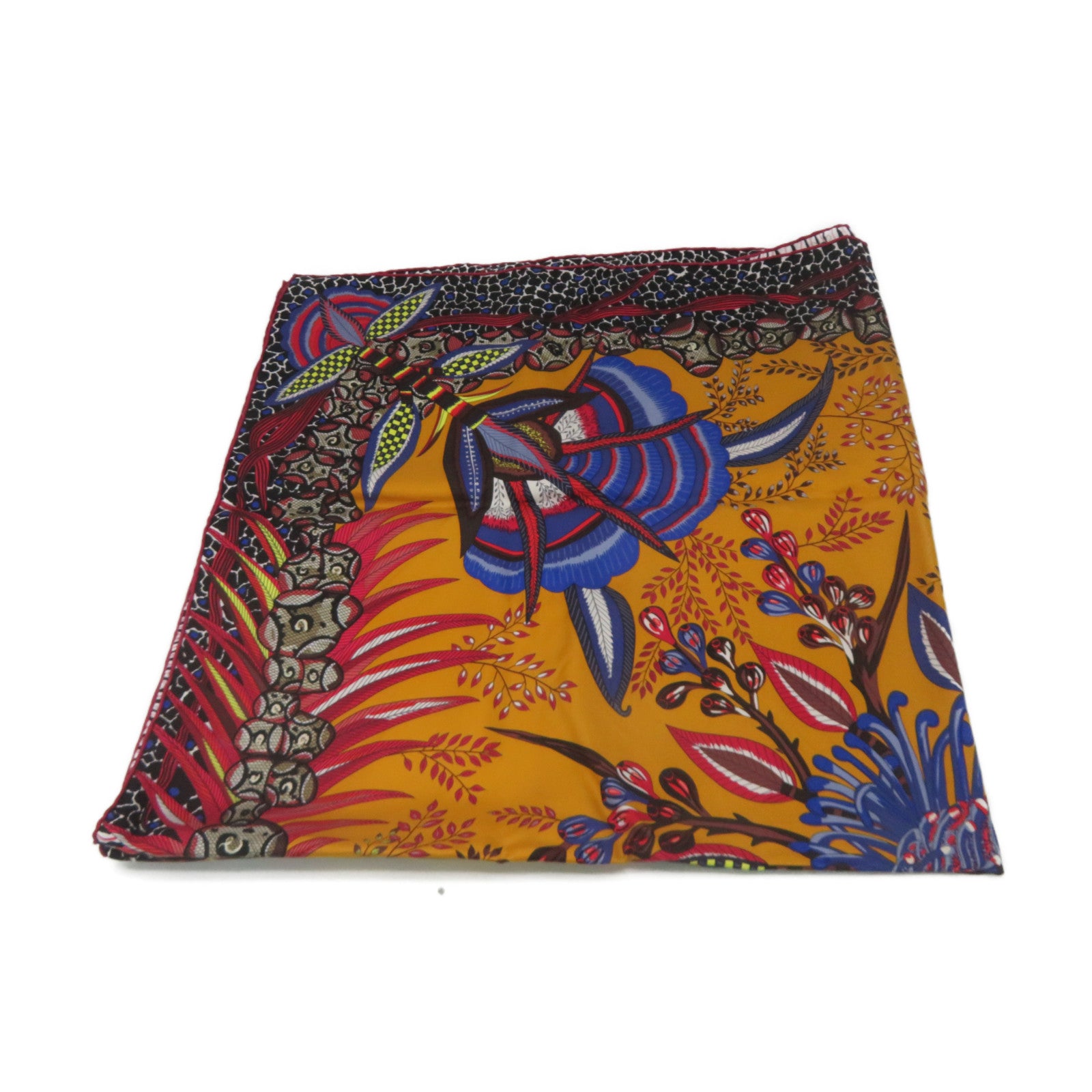 HERMES 【激減優惠】絲質Scarf 90x90絲巾橙色