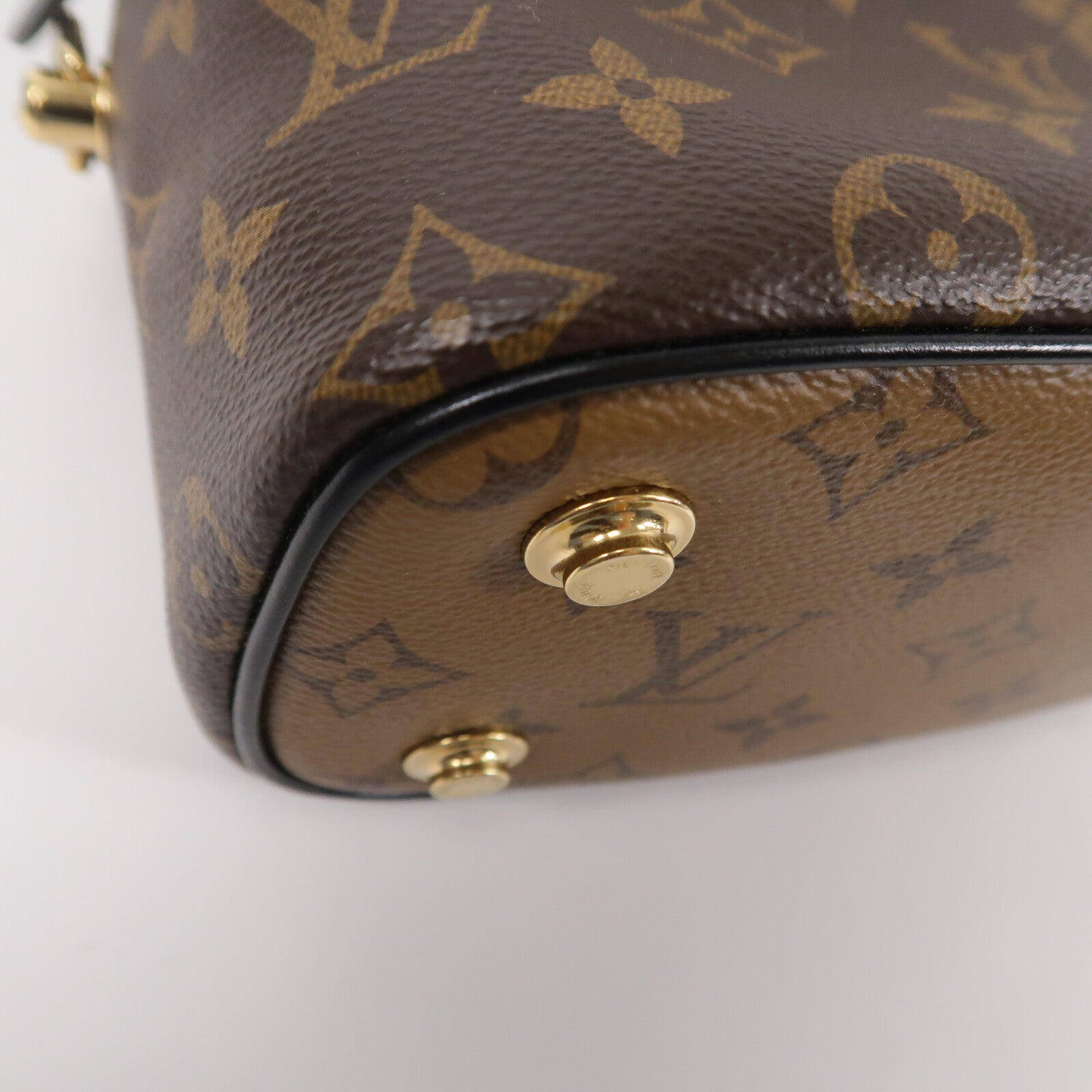 LOUIS VUITTON Monogram Reverse Vanity Case PM手挽肩背兩用袋