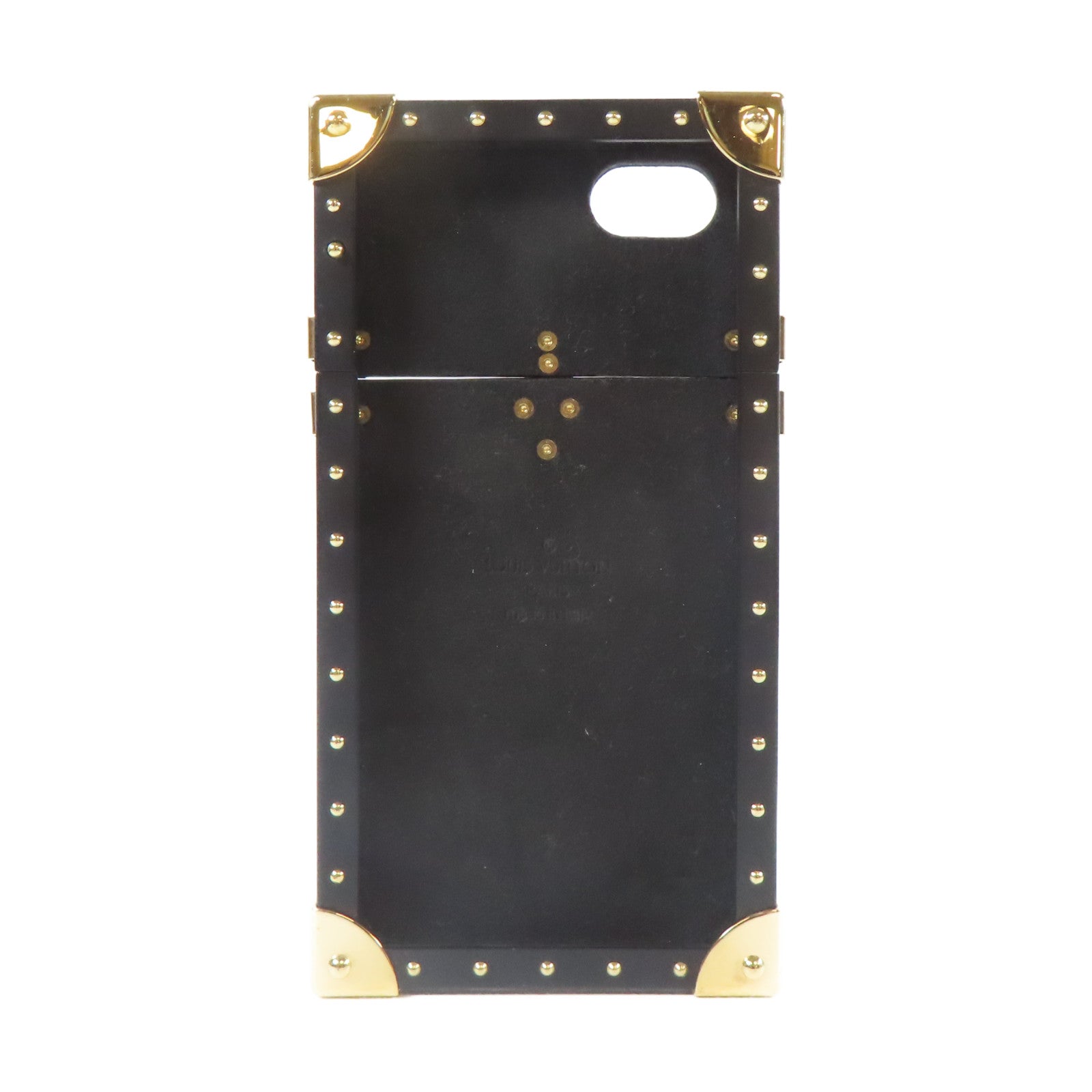 LOUIS VUITTON Monogram Reverse Trunk iPhone Case手機殼啡色