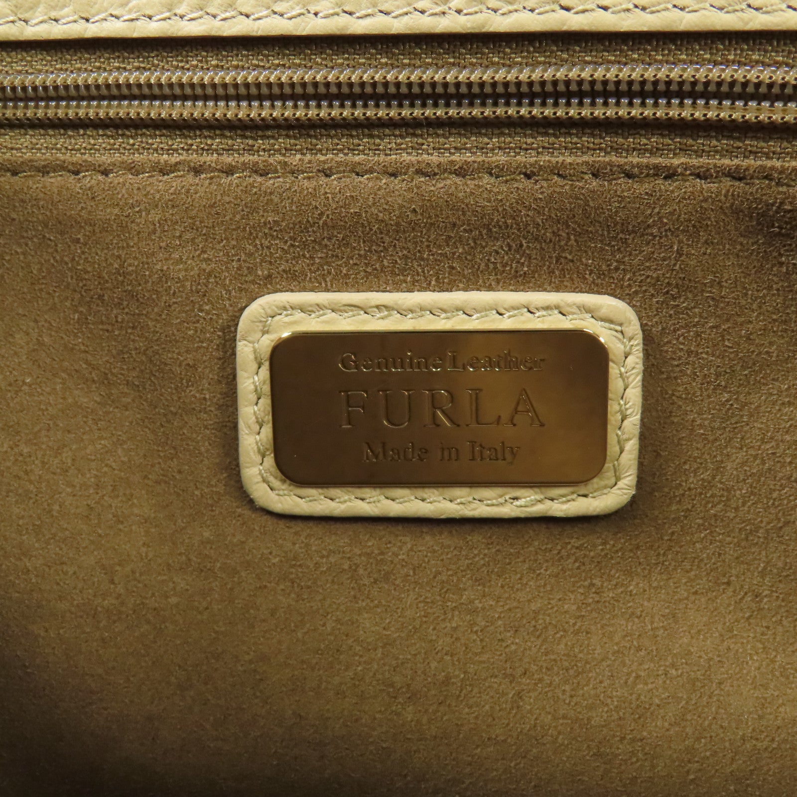 Furla 牛皮皮革Shoulder Bag金扣肩背袋