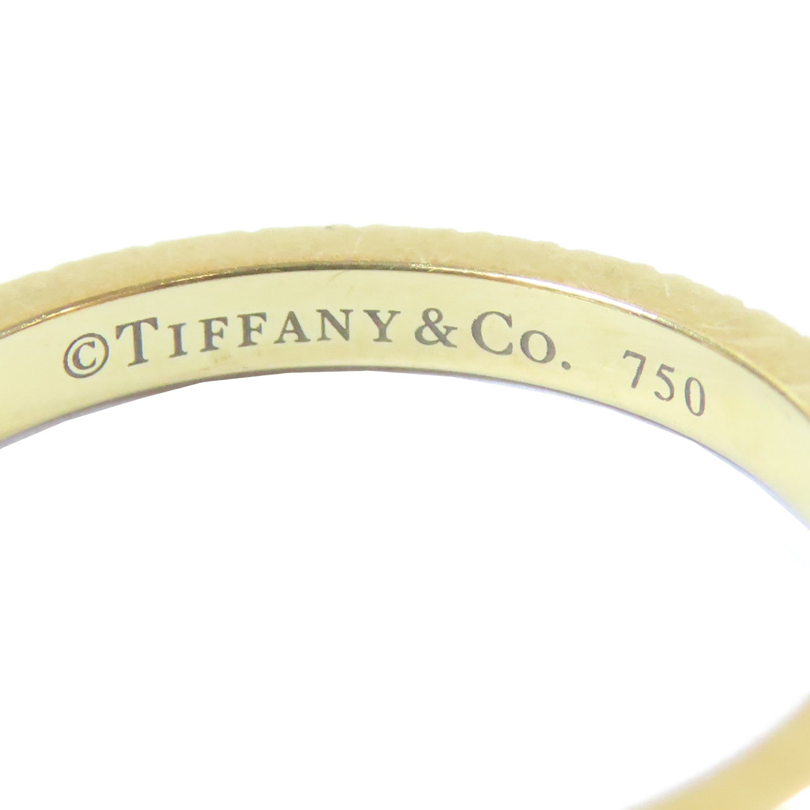 TIFFANY＆CO 18K黃金Ring戒指US#4.75