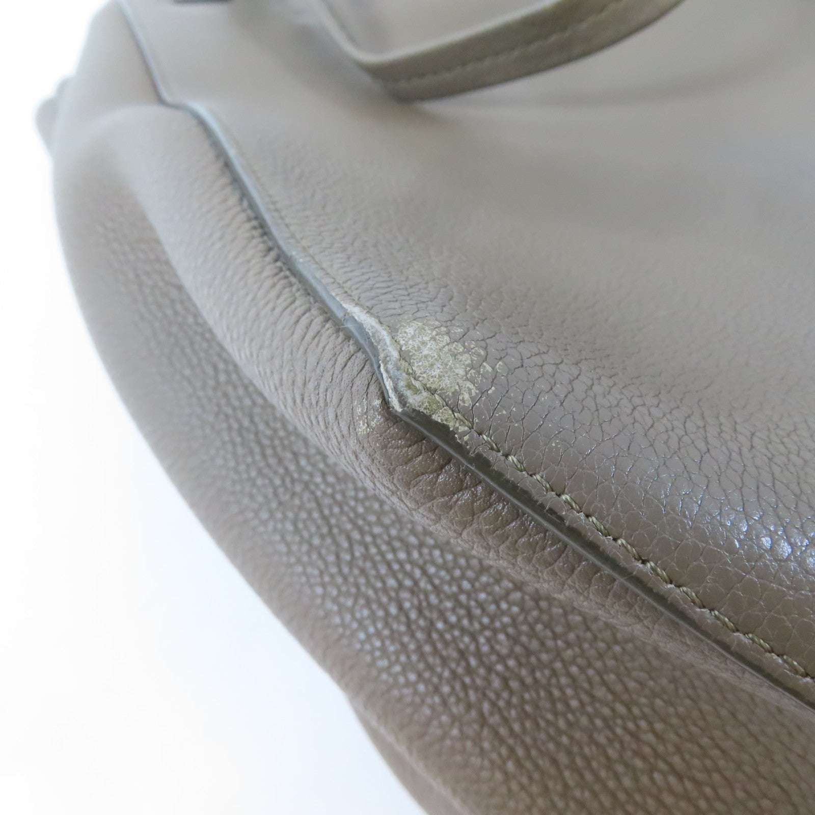 CELINE 牛皮皮革Small Cabas Phantom肩背袋啡色