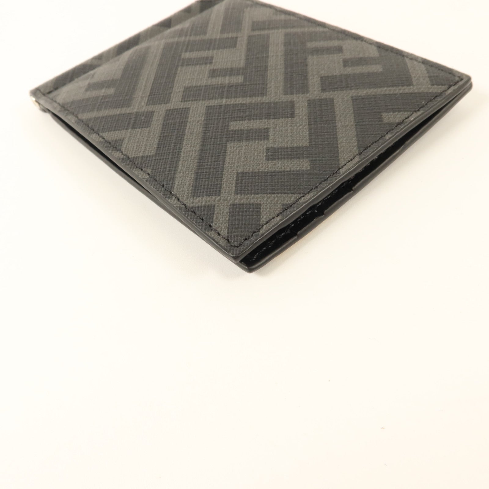 FENDI 塗層帆布Bifold Money Clip Wallet夾錢包