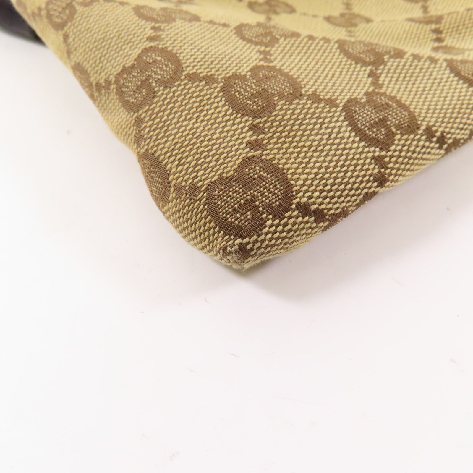GUCCI 帆布Waist Bag銀扣腰包