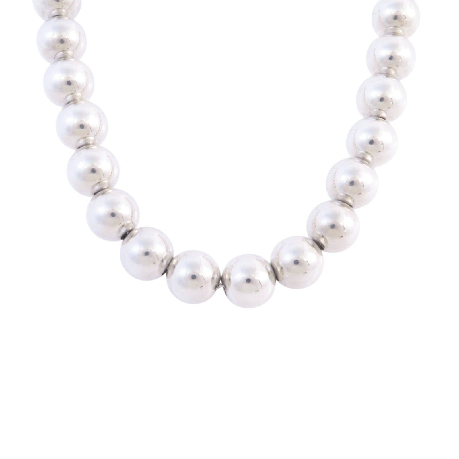 TIFFANY＆CO 925純銀銀扣項鏈Hardware ball Necklace