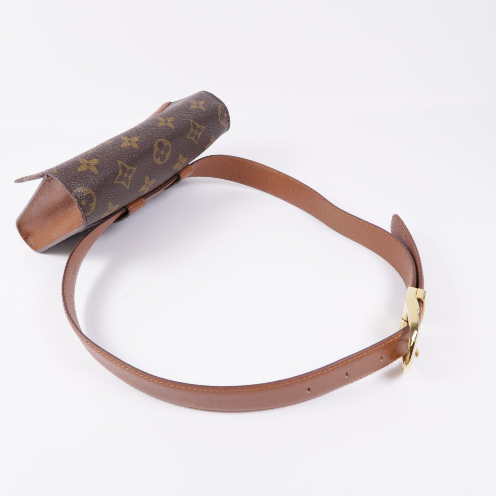 LOUIS VUITTON Monogram Arsch金扣肩背袋