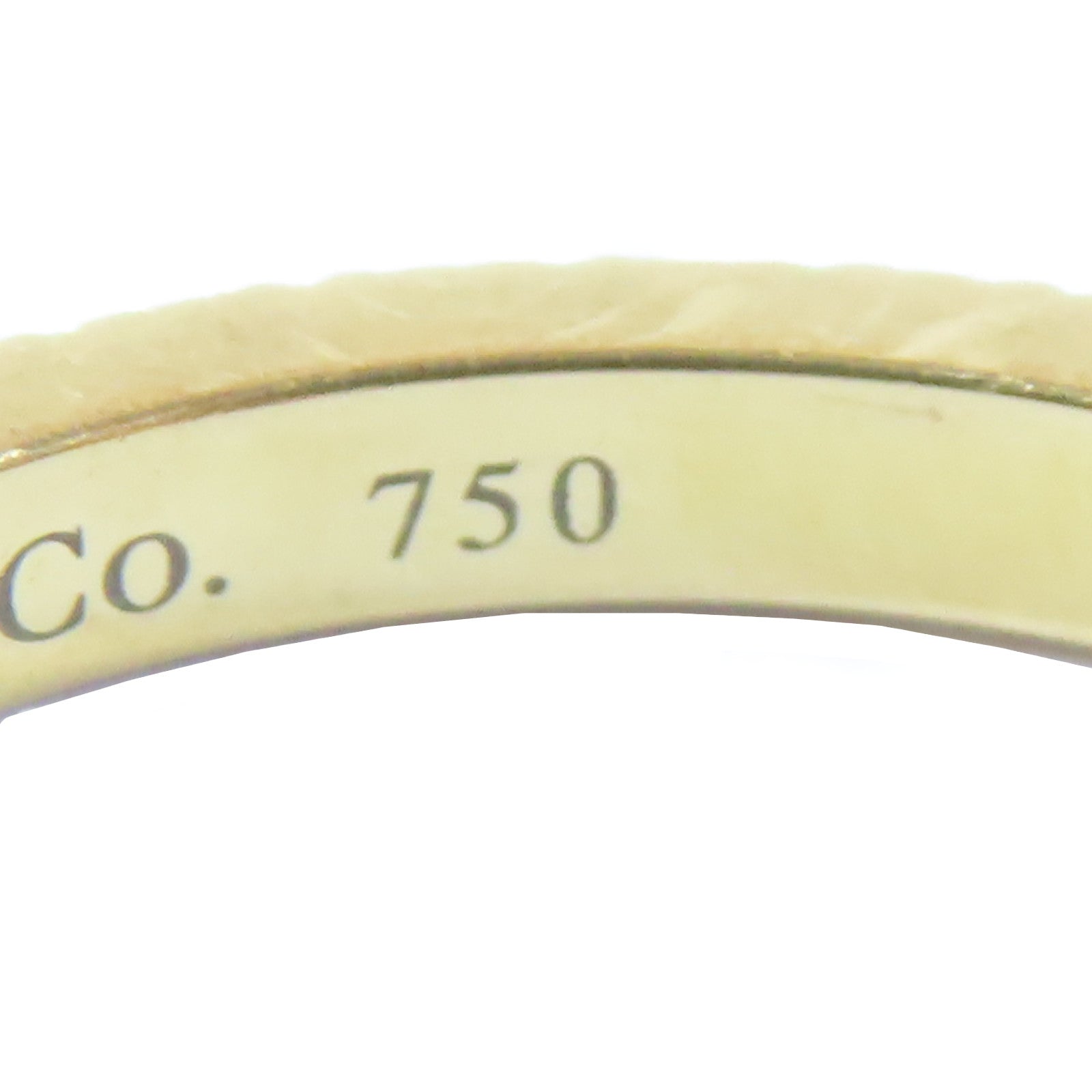 TIFFANY＆CO 18K黃金Ring戒指US#4.75
