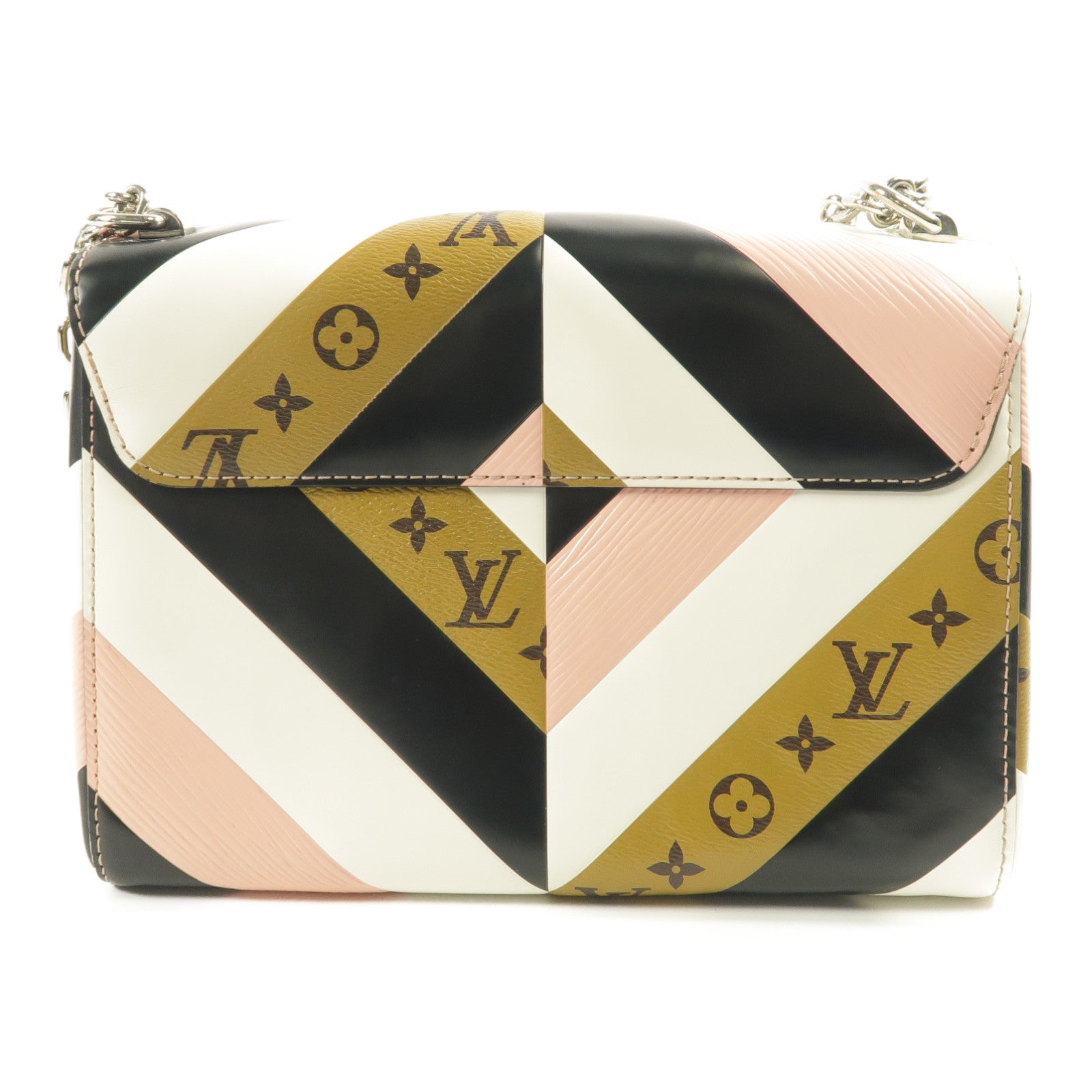 LOUIS VUITTON LV SHW Twist MM Chain Shoulder Bag Monogram/Epi M42449 Multicolor