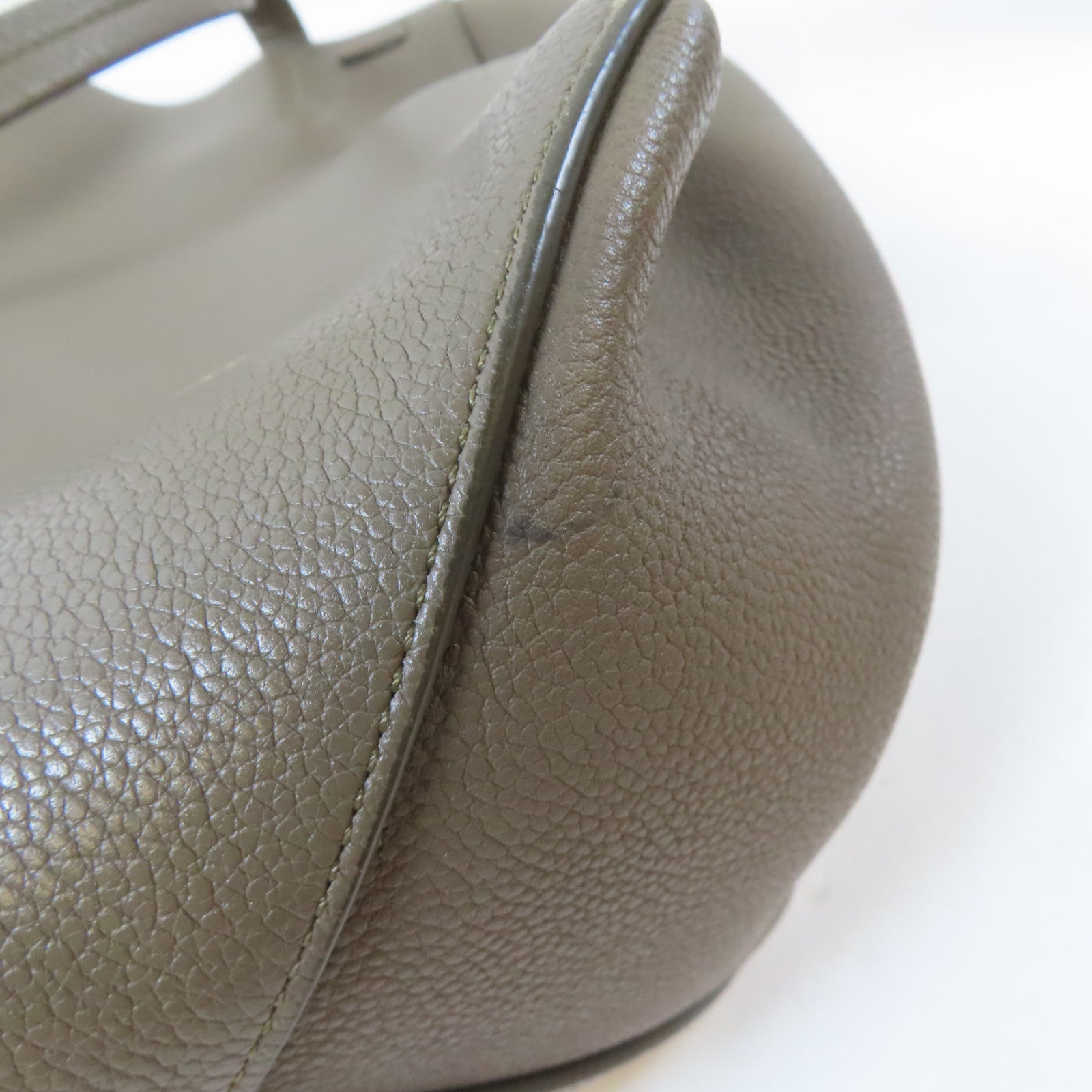 CELINE 牛皮皮革Small Cabas Phantom肩背袋啡色
