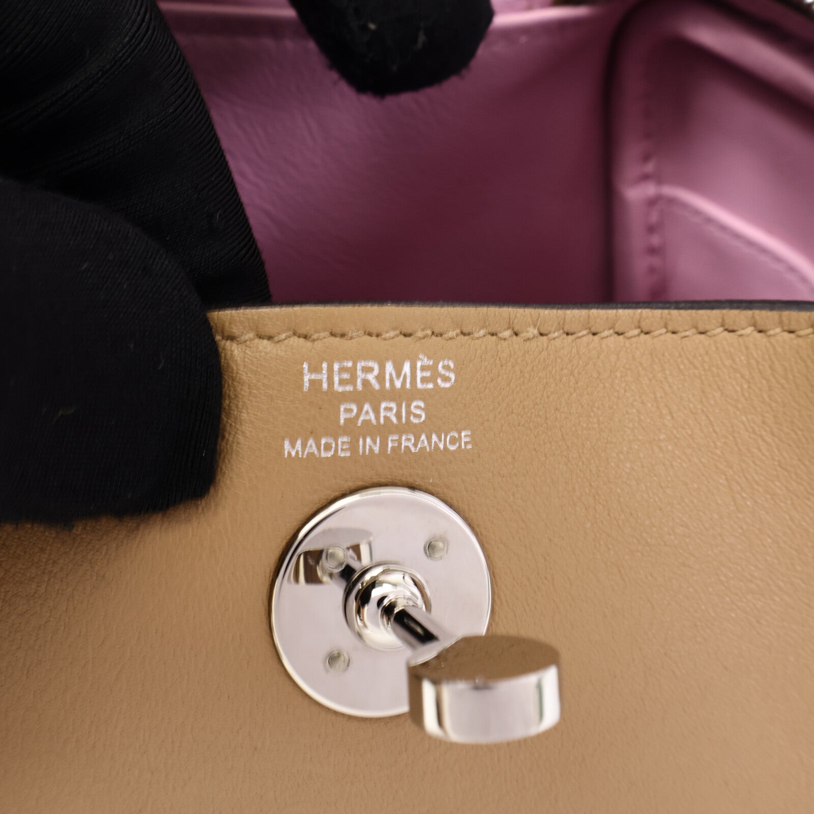 HERMES 【激減優惠】Swift皮革Mini Lindy手挽肩背兩用袋Chai/Mauve Sylvst