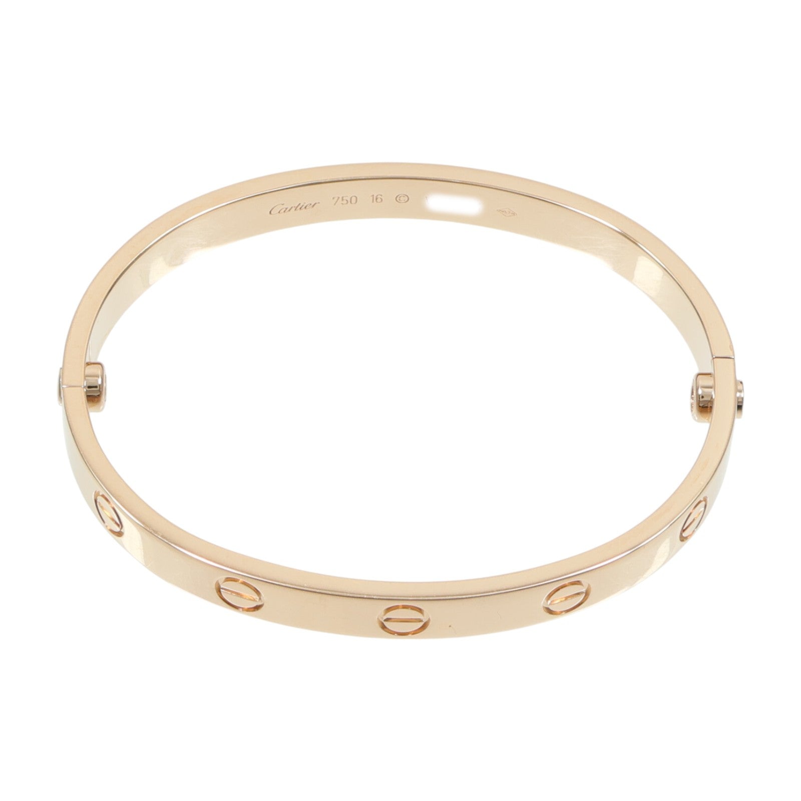 CARTIER 18K玫瑰金Love Bracelet手鐲