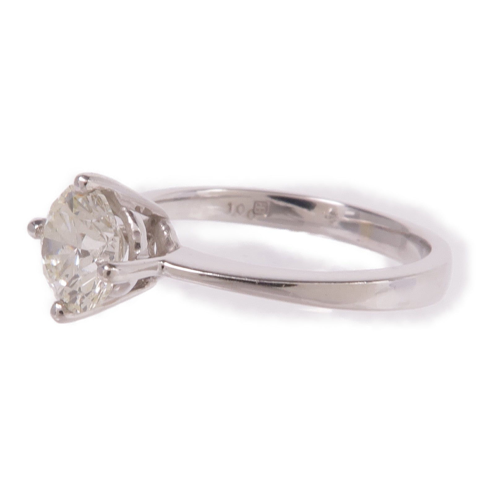 JEWELRY 【激減優惠】18K白金Diamond Ring鑽石戒指US#5.25
