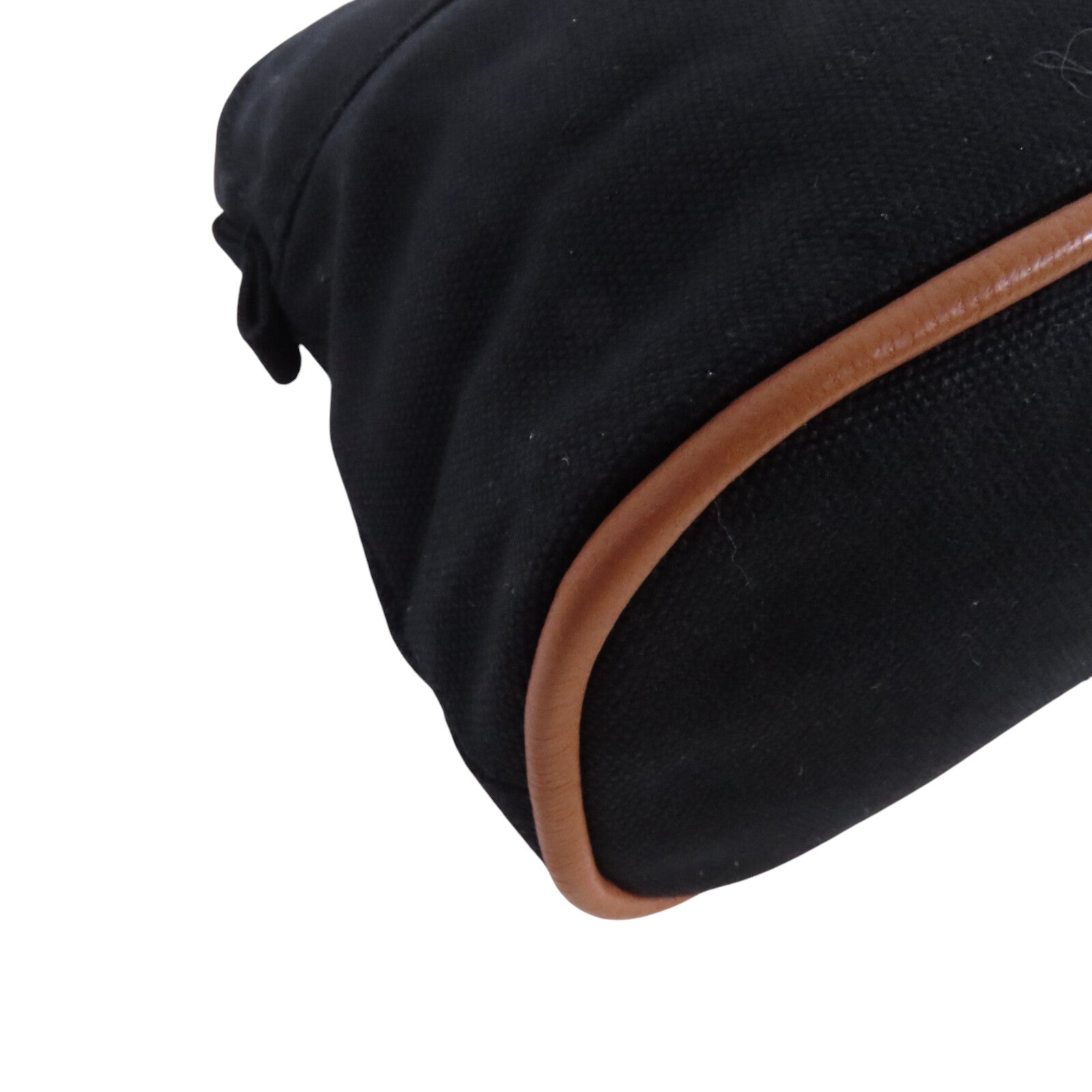 HERMES 帆布Bolide Pouch銀扣手拿包