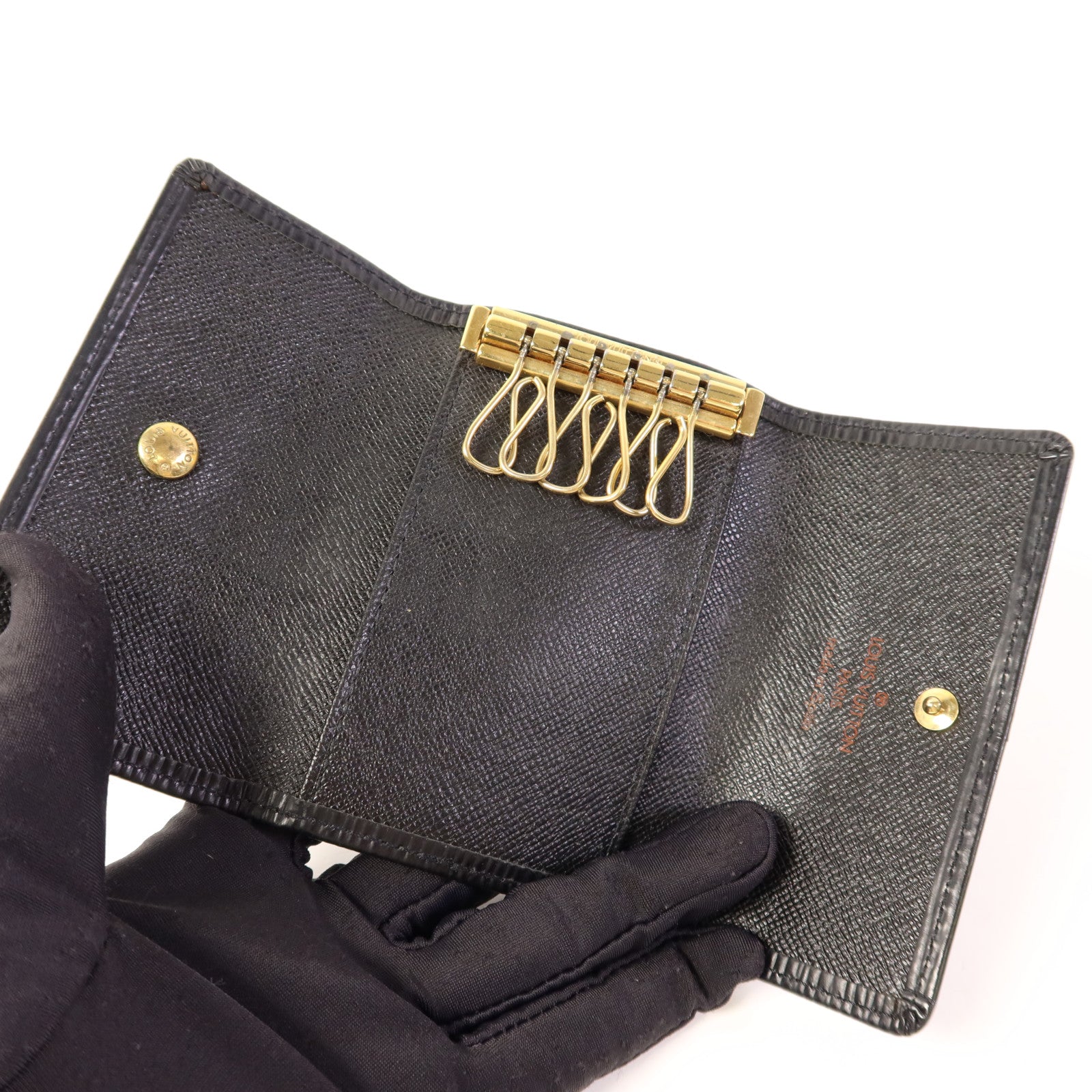 LOUIS VUITTON Epi Key Case金扣鎖匙包