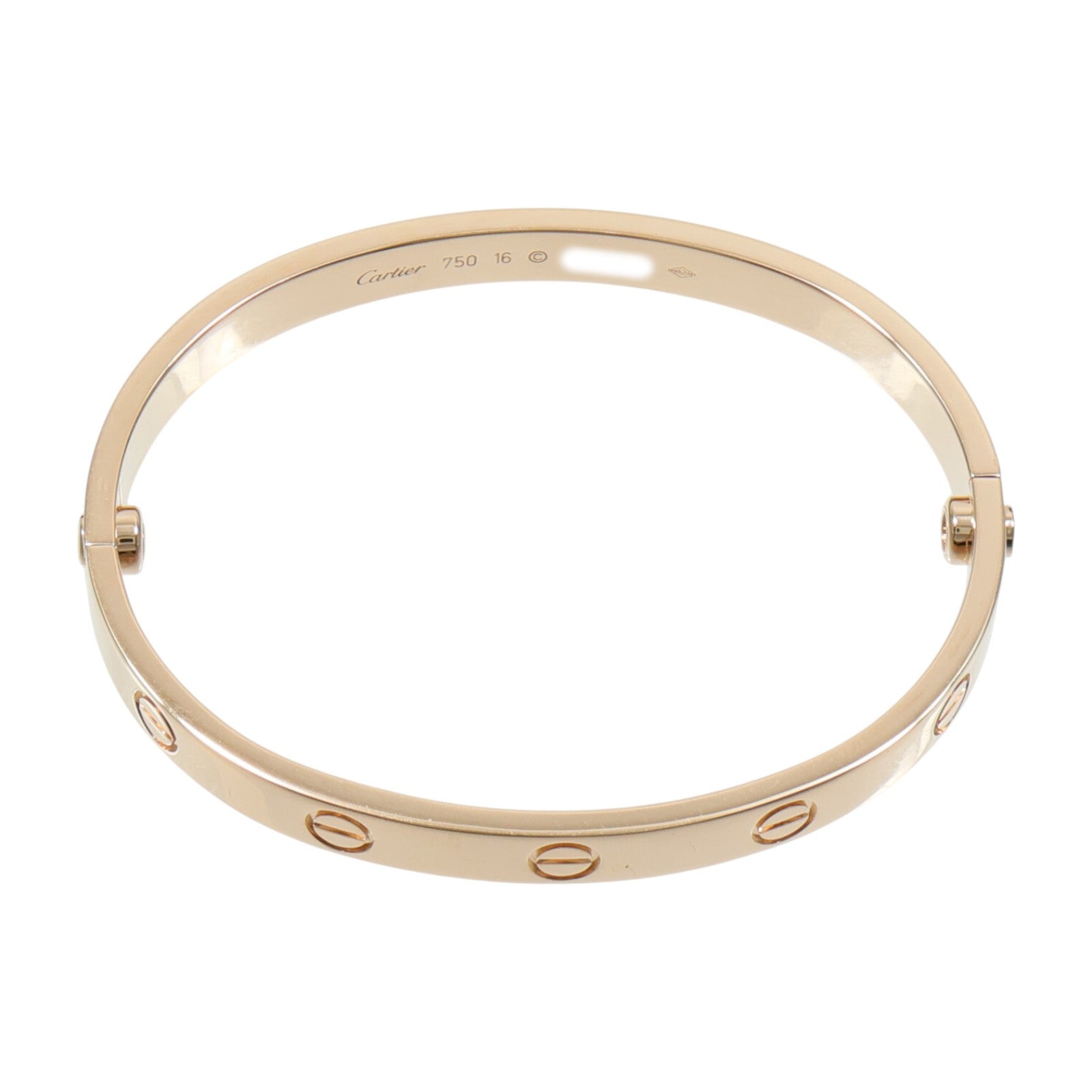 CARTIER 18K玫瑰金Love Bracelet手鐲