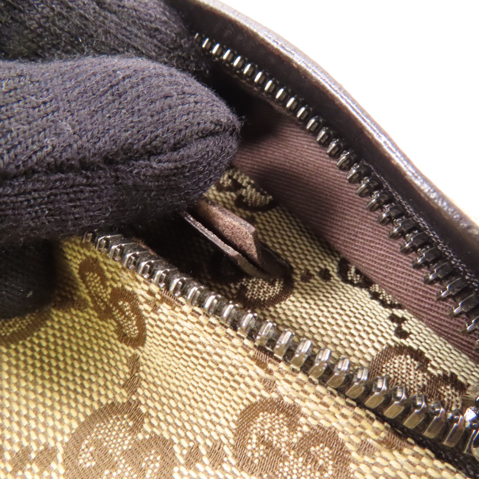 GUCCI 帆布Waist Bag銀扣腰包