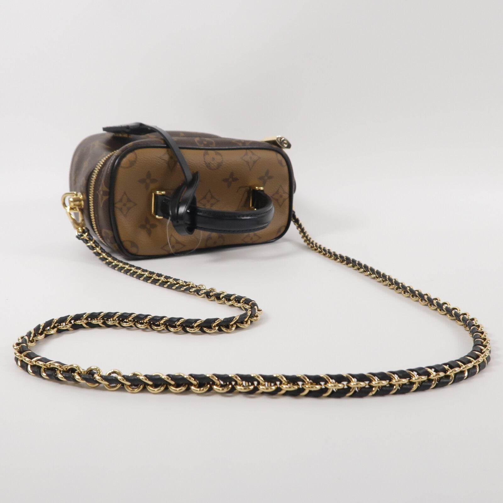 LOUIS VUITTON Monogram Reverse Vanity Case PM手挽肩背兩用袋