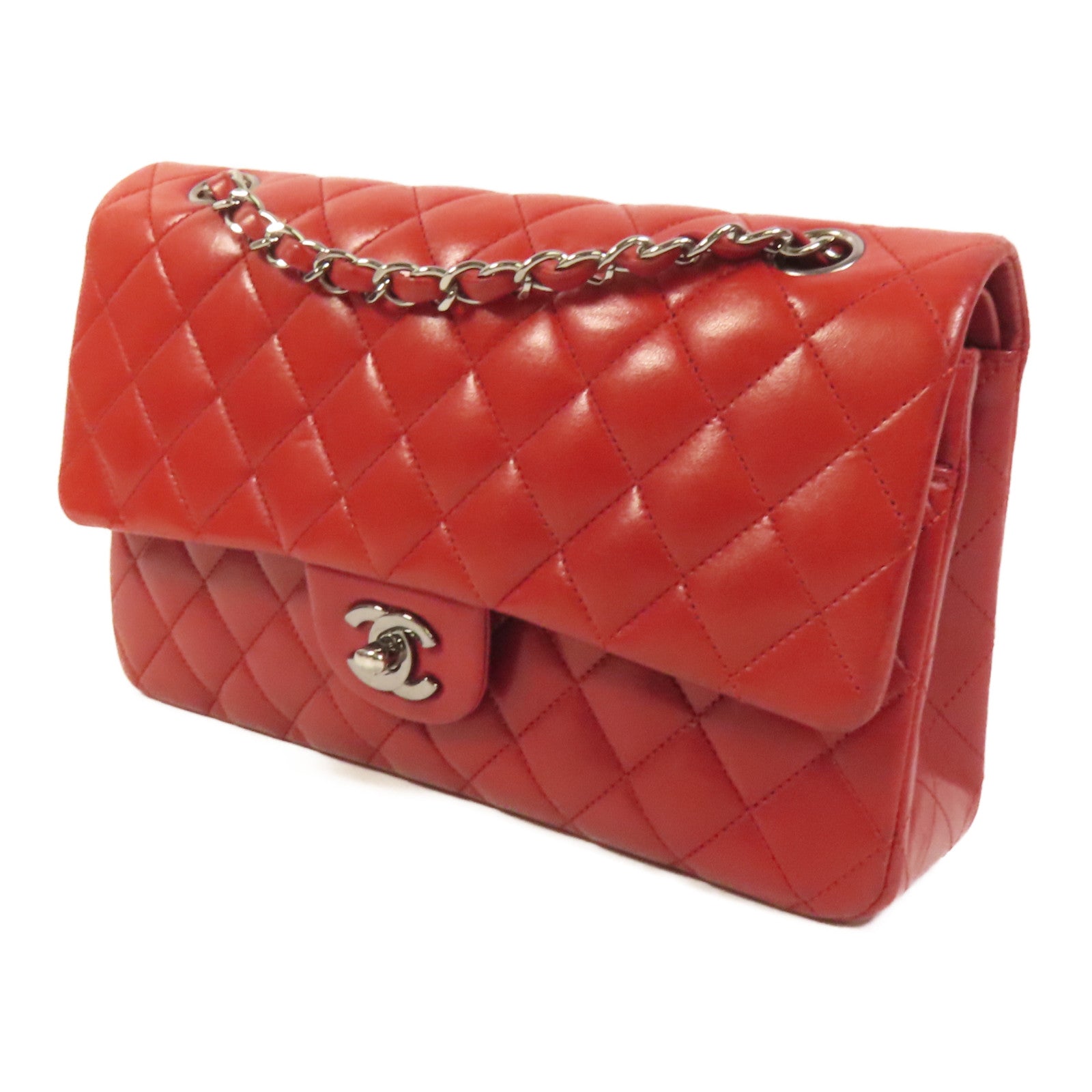 CHANEL 羊皮皮革Classic 25鏈帶肩背袋