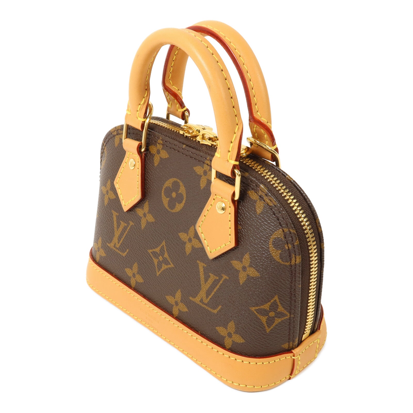 LOUIS VUITTON Monogram Nano Alma手挽肩背兩用袋