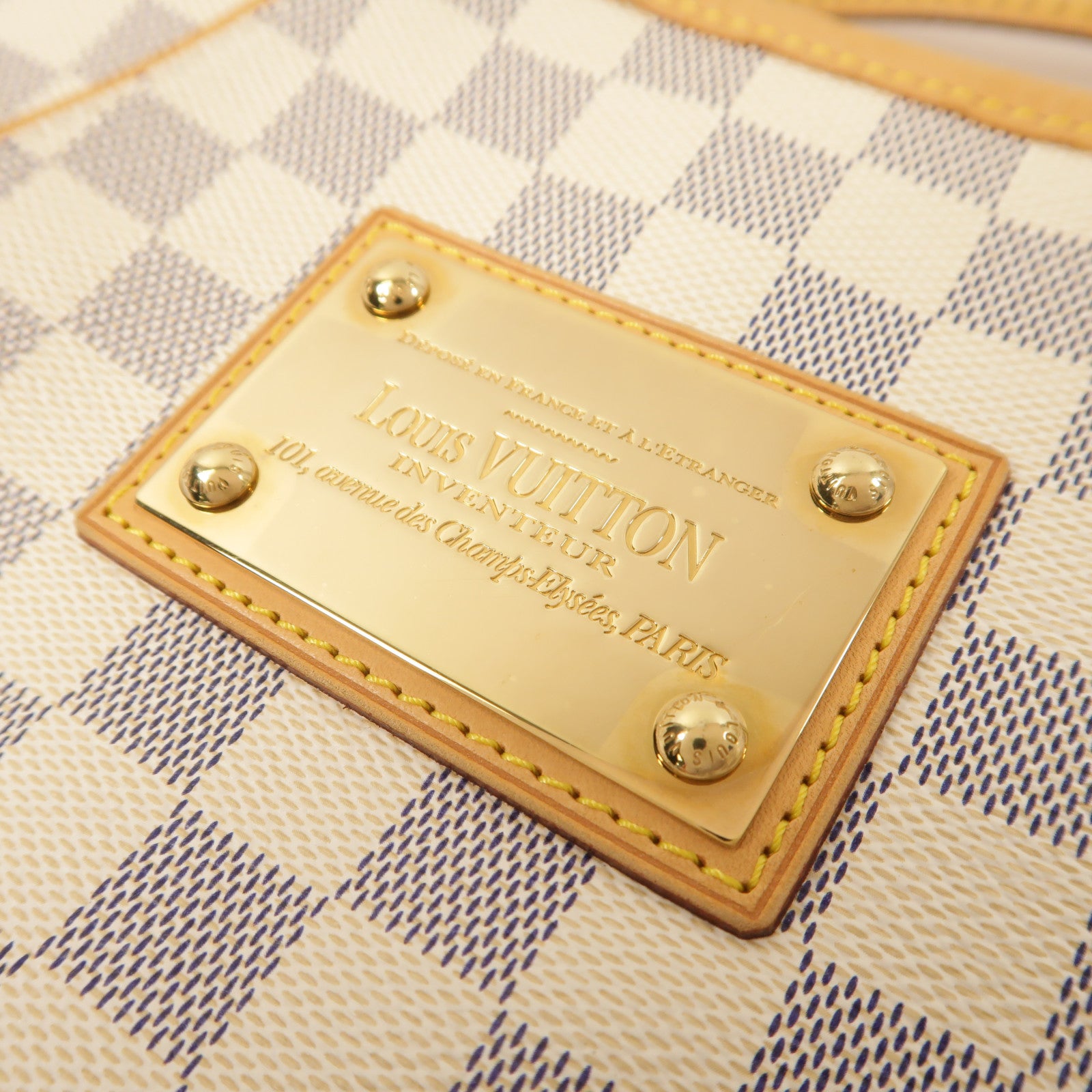 LOUIS VUITTON Damier Azur Galliera PM肩背袋