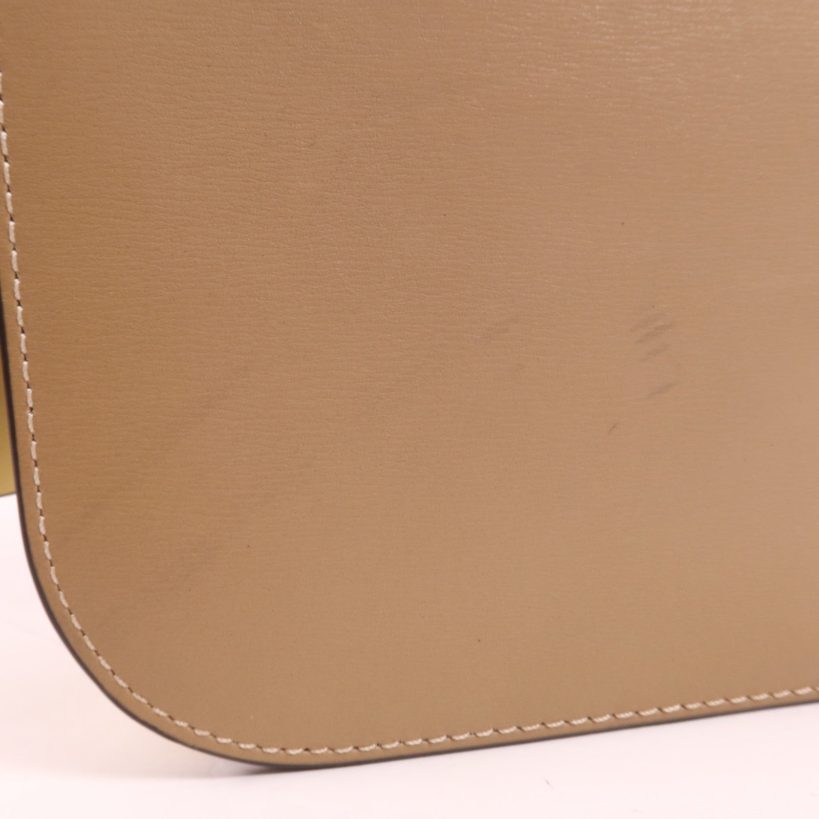 COACH 牛皮皮革Shoulder Bag銀扣肩背袋