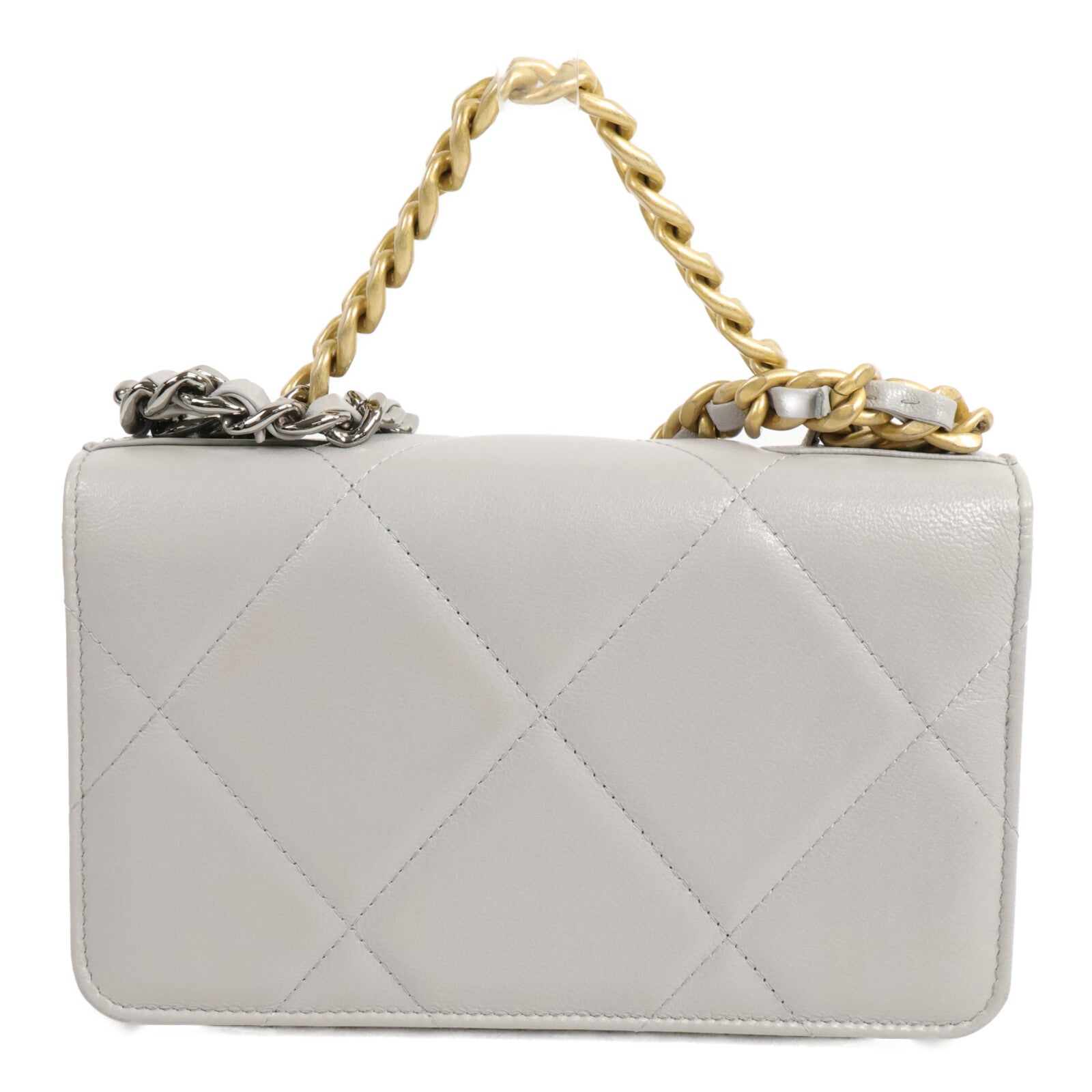 CHANEL 羊皮皮革WOC Wallet On Chain鏈帶肩背袋