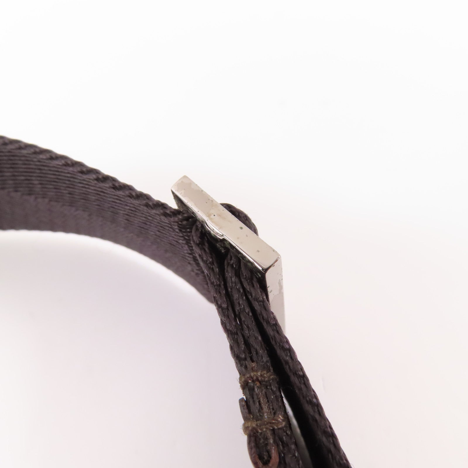 GUCCI 帆布Waist Bag銀扣腰包