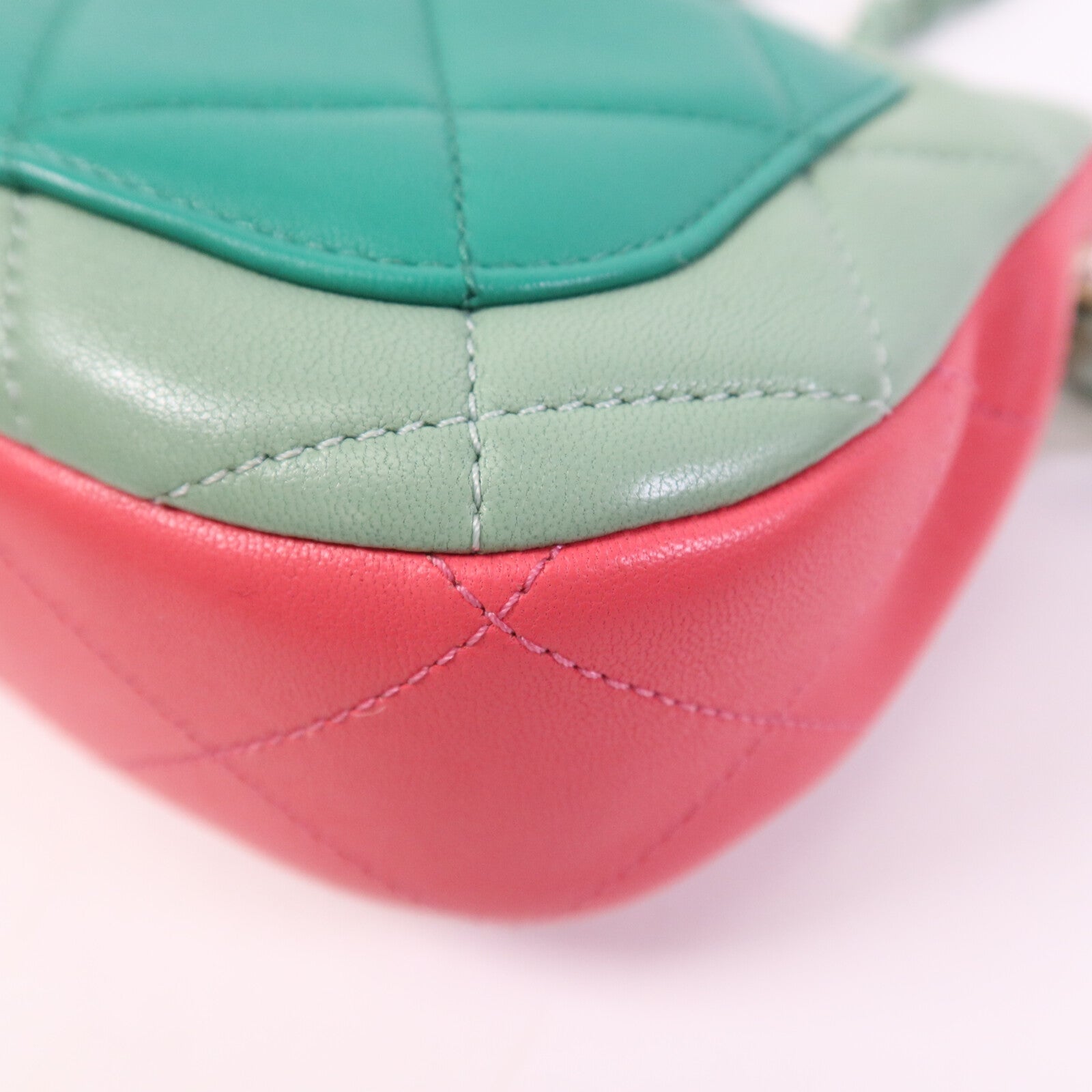 CHANEL 羊皮皮革Colourblock Mini Bag肩背袋