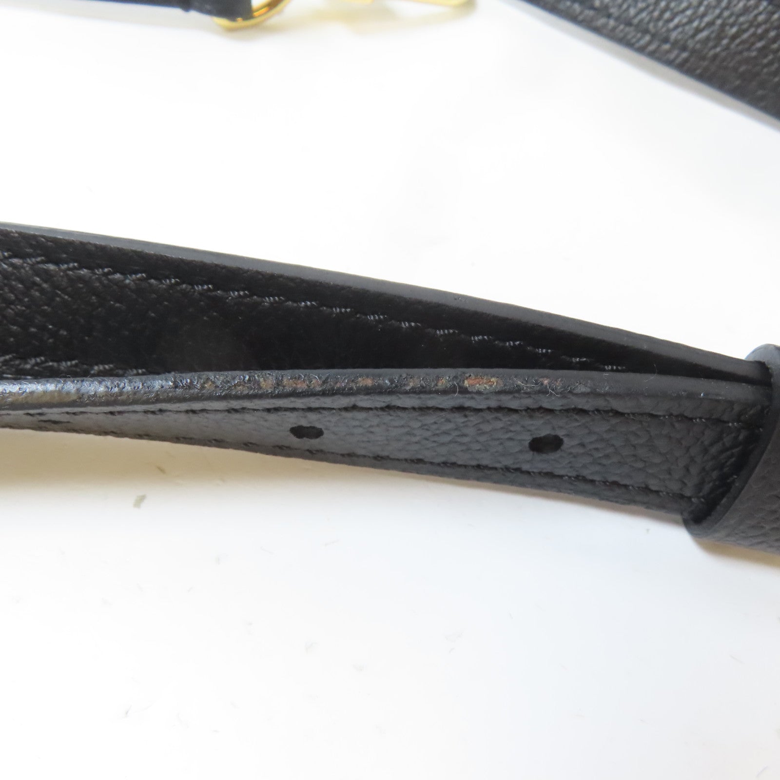 LOUIS VUITTON Monogram Empreinte Pochette Metis金扣手挽肩背兩用袋黑色