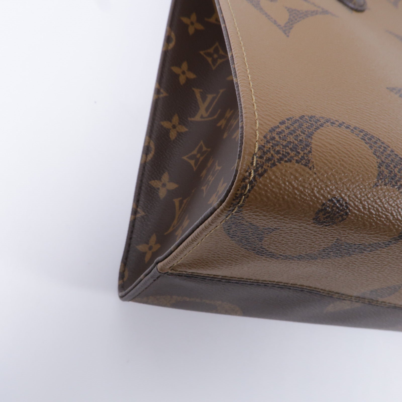 LOUIS VUITTON Monogram Giant On The Go MM手挽肩背兩用袋