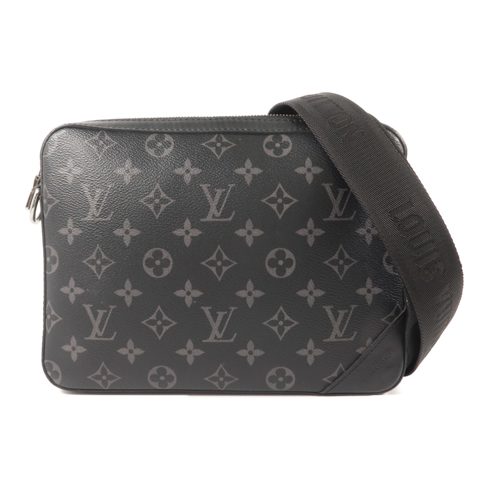LOUIS VUITTON Monogram Eclipse Reverse Trio Messenger肩背袋