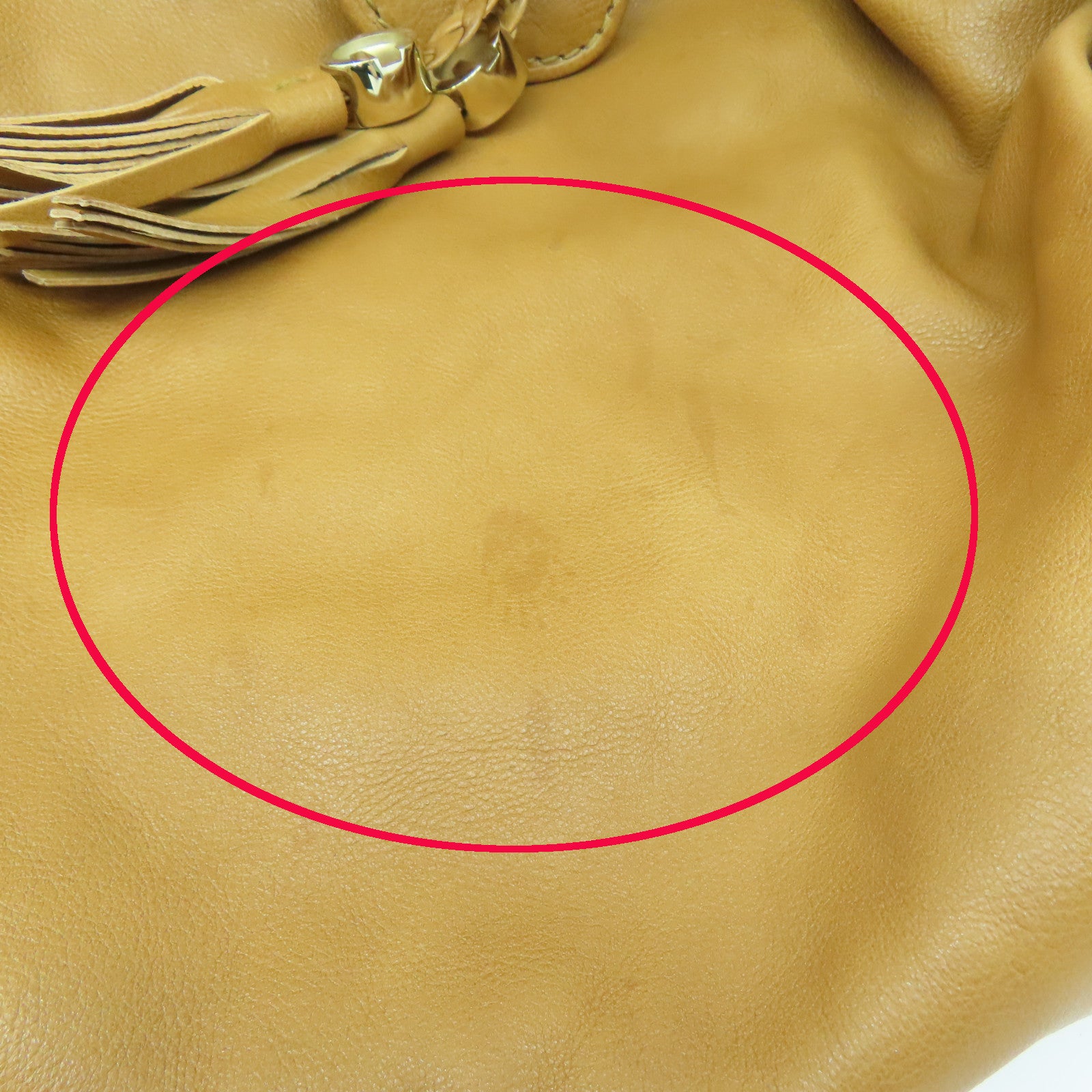 GUCCI 牛皮皮革Shoulder Tote金扣肩背袋啡色