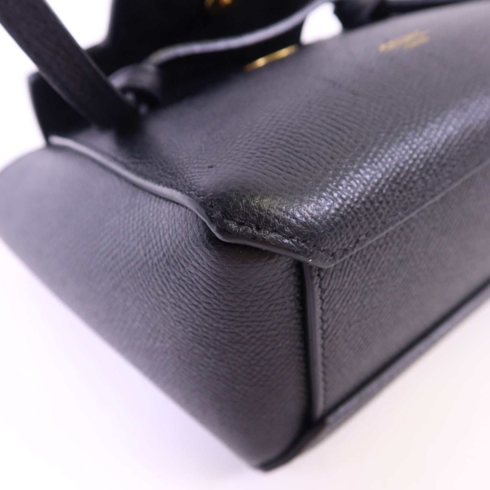 CELINE 牛皮皮革Pico Belt Bag金扣手挽肩背兩用袋