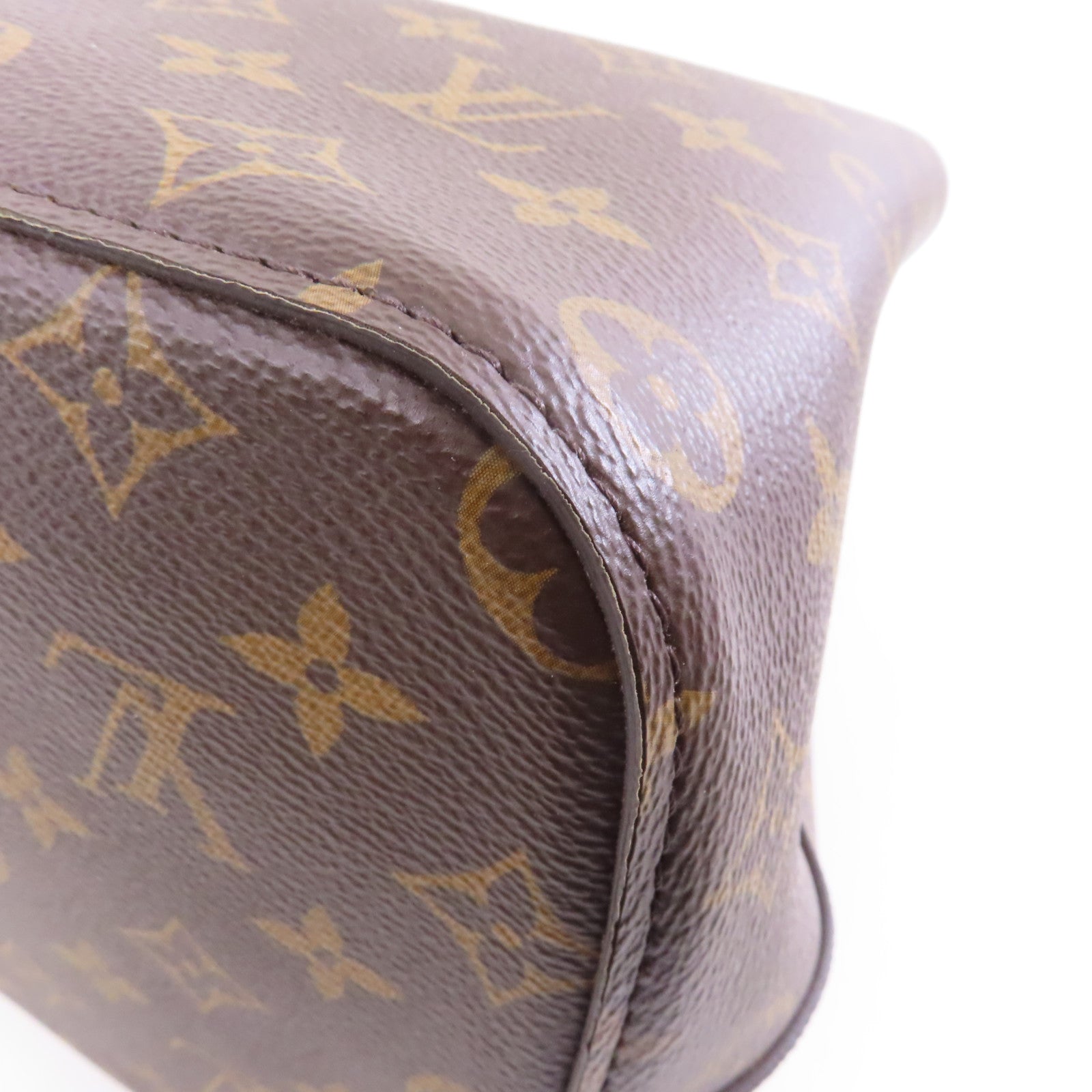 LOUIS VUITTON Monogram Neo Noe金扣手挽肩背兩用袋棕色/粉紅色