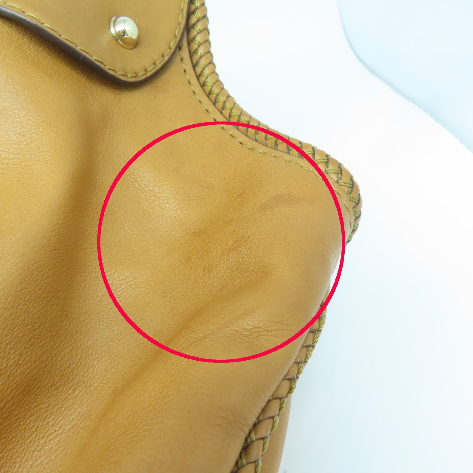 GUCCI 牛皮皮革Shoulder Tote金扣肩背袋啡色