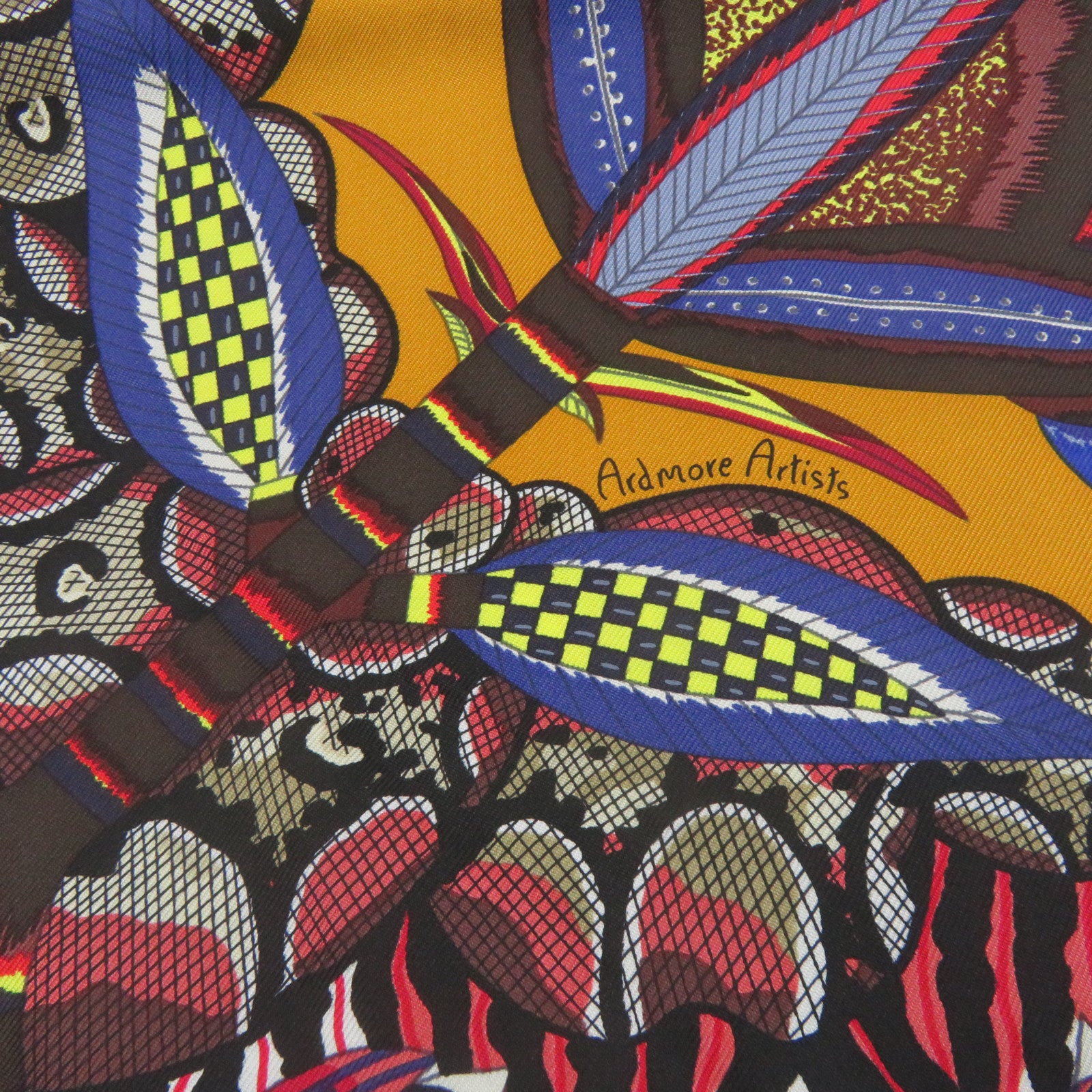 HERMES 【激減優惠】絲質Scarf 90x90絲巾橙色