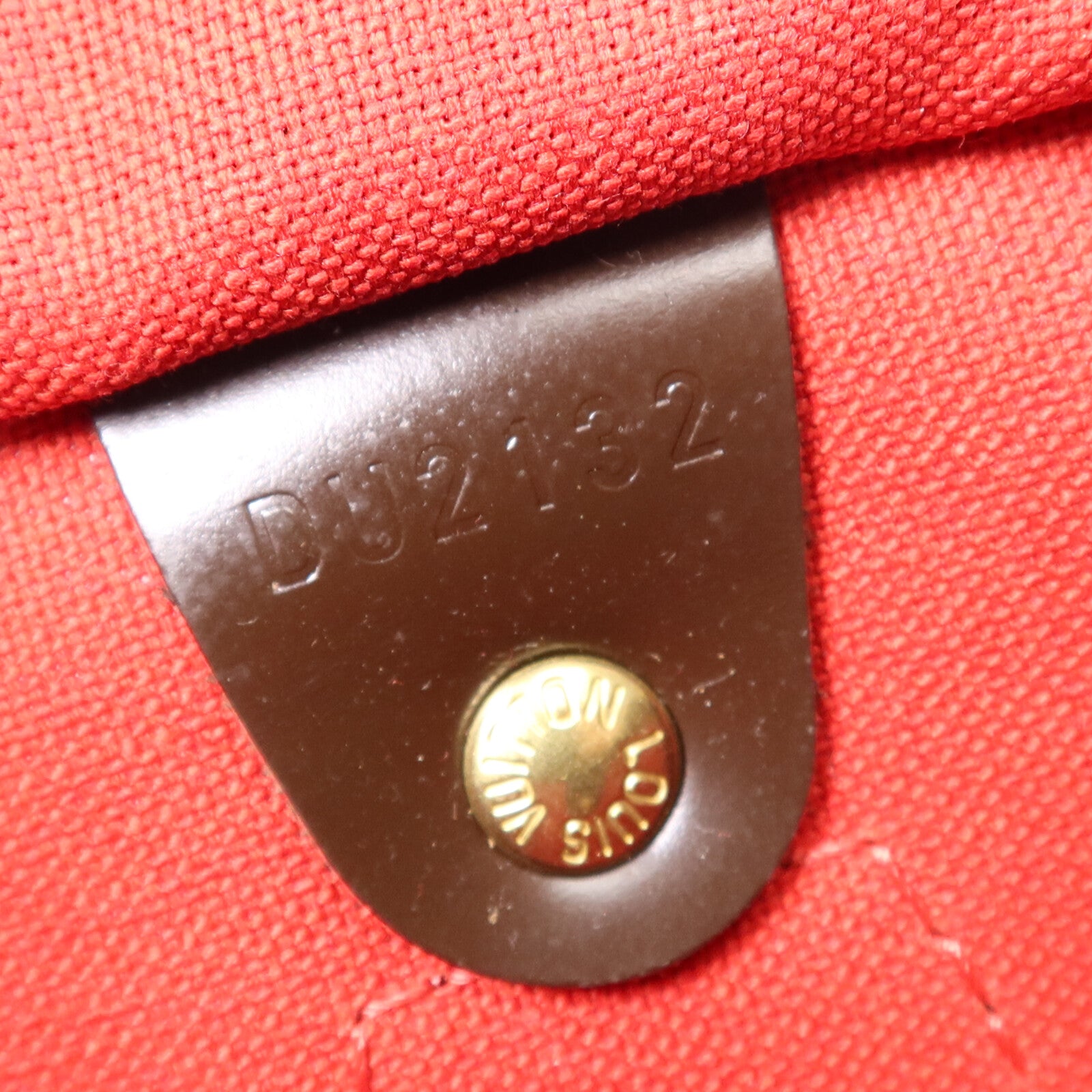 LOUIS VUITTON Damier Speedy Bandouliere 25金扣手挽肩背兩用袋