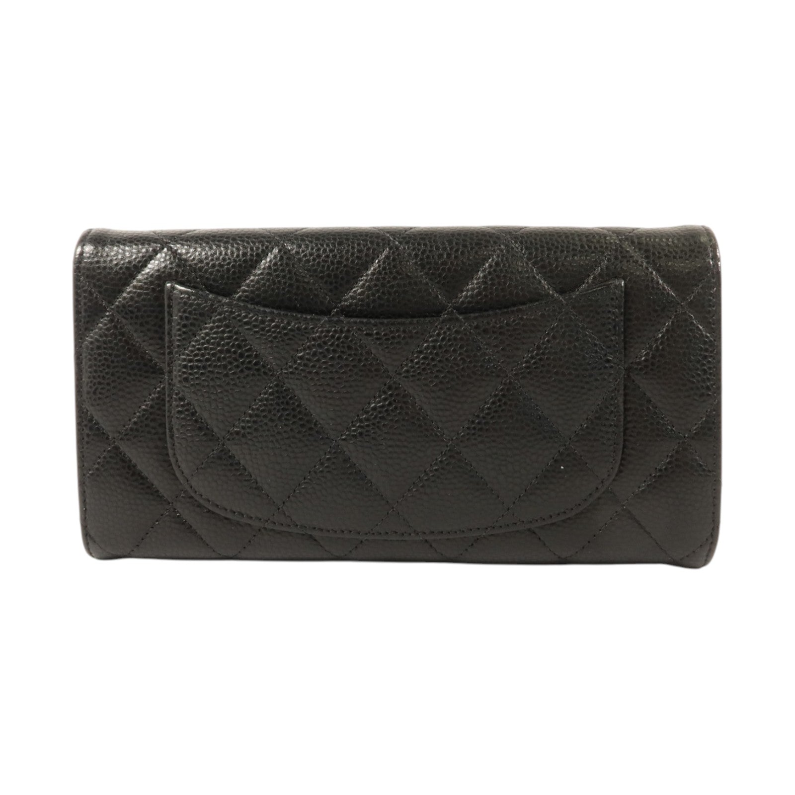 CHANEL 牛皮皮革Classic Long Flap Wallet長錢包