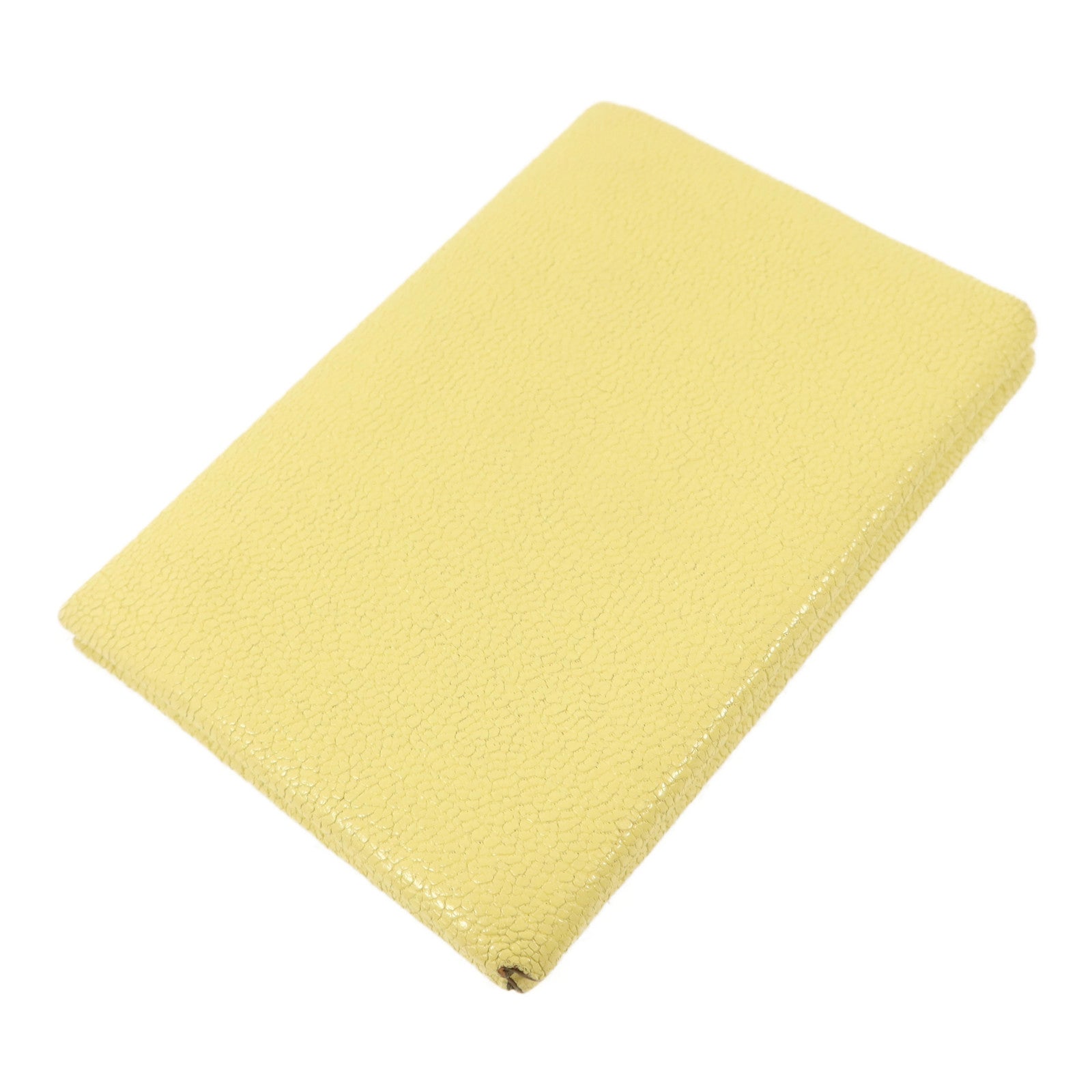 HERMES Chevre皮革Calvi Duo Card Holder卡片套Jaune Bourgeon