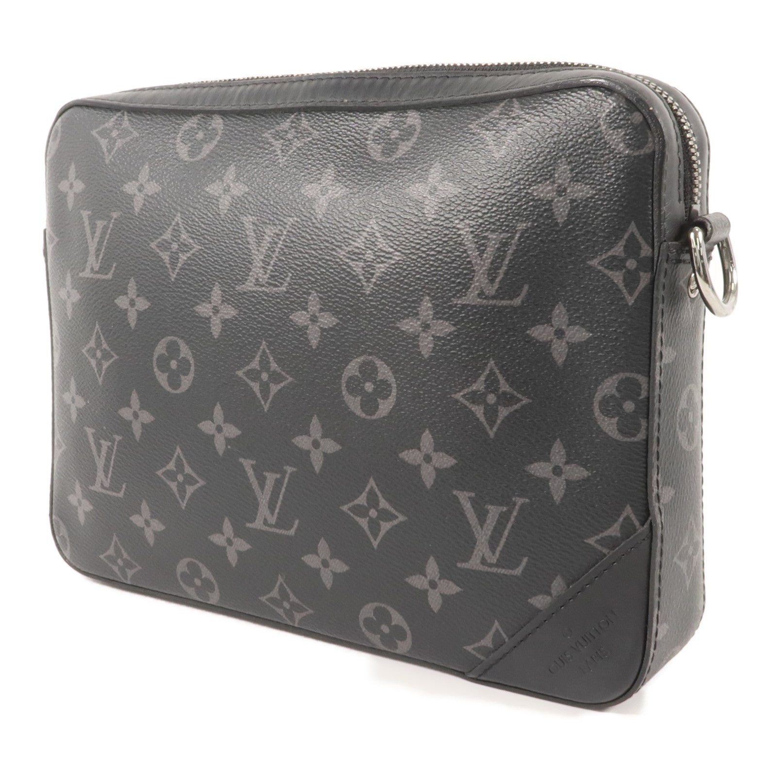 LOUIS VUITTON Monogram Eclipse Reverse Trio Messenger肩背袋