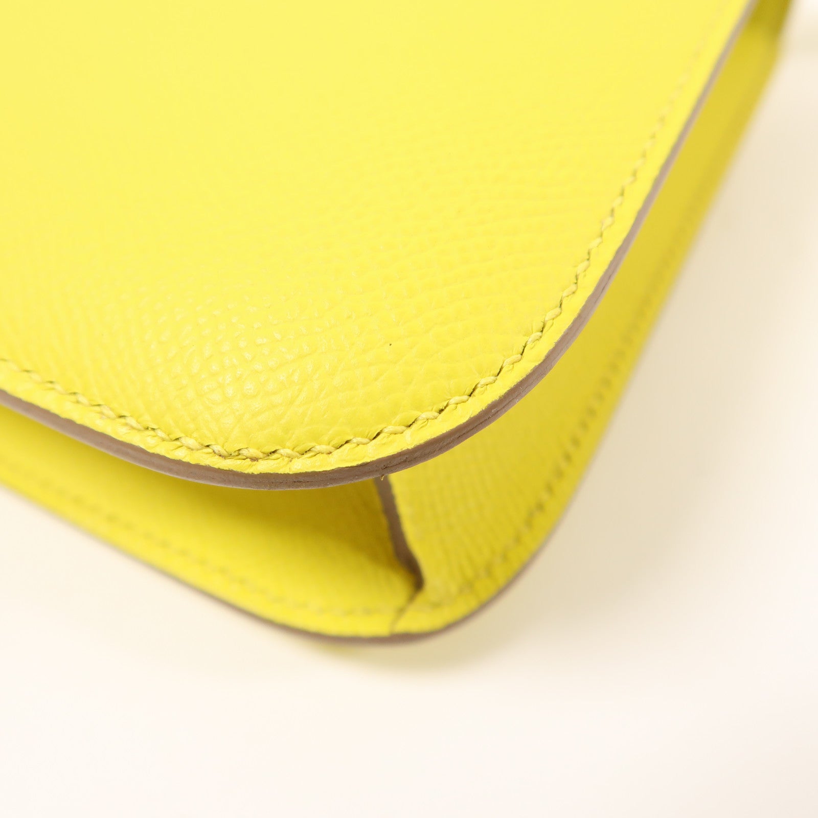 HERMES Epsom皮革Constance 24銀扣肩背袋