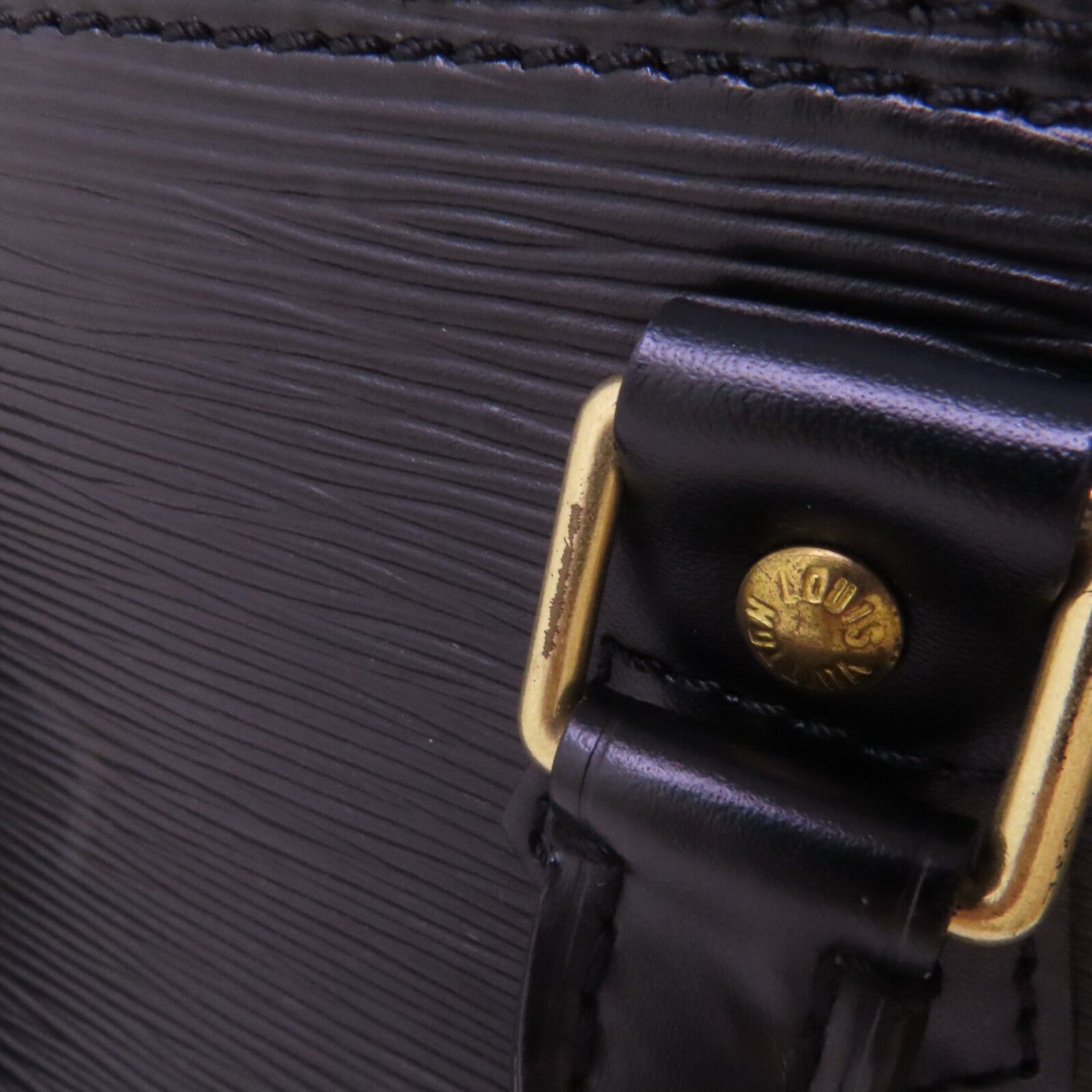 LOUIS VUITTON Epi Alma MM金扣手挽袋