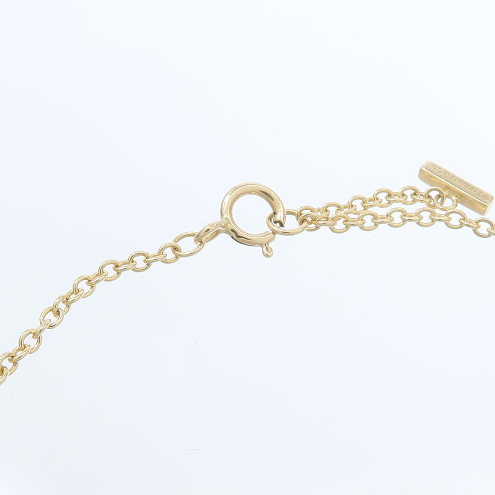 TIFFANY＆CO 18K黃金T Smile Bracelet手鏈