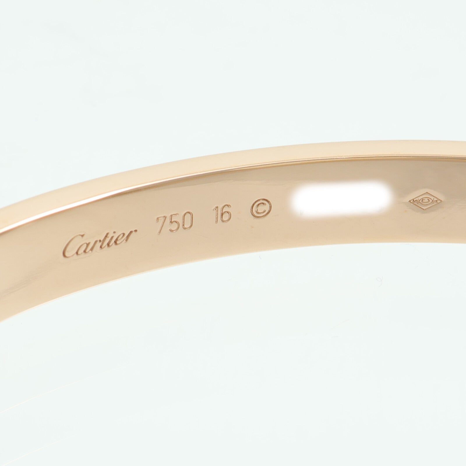 CARTIER 18K玫瑰金Love Bracelet手鐲